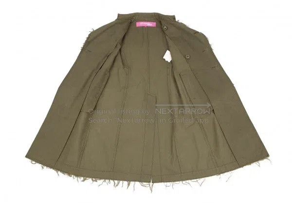 Junya Watanabe Junya Watanabe Khaki green cut-off windbreaker Size S / US 4 / IT 40 - 2 Thumbnail