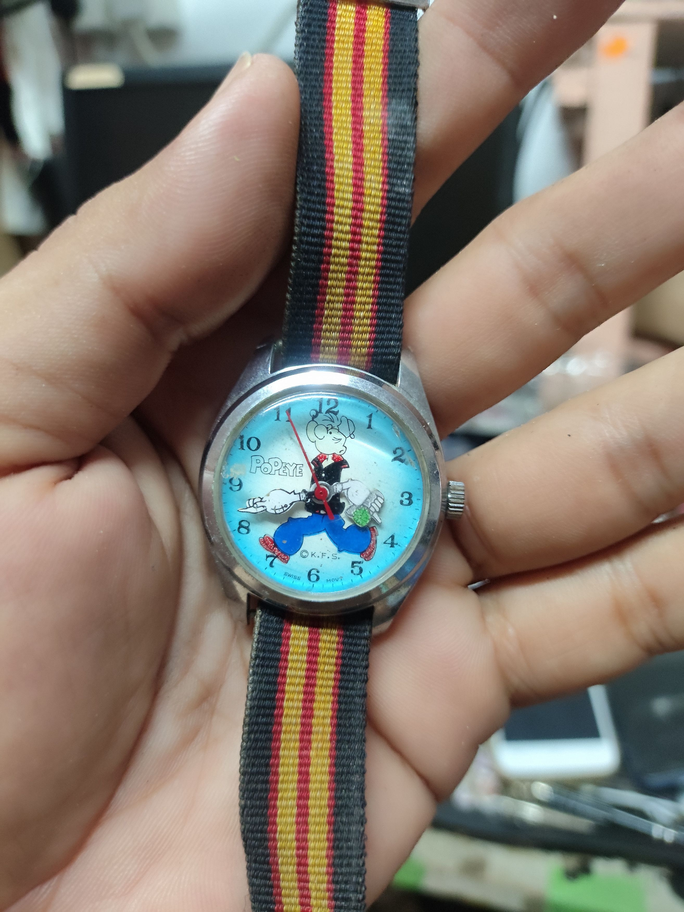 Vintage Vintage Popeye Automatic Hand Winding Watch JAPAN Size ONE SIZE - 5 Thumbnail