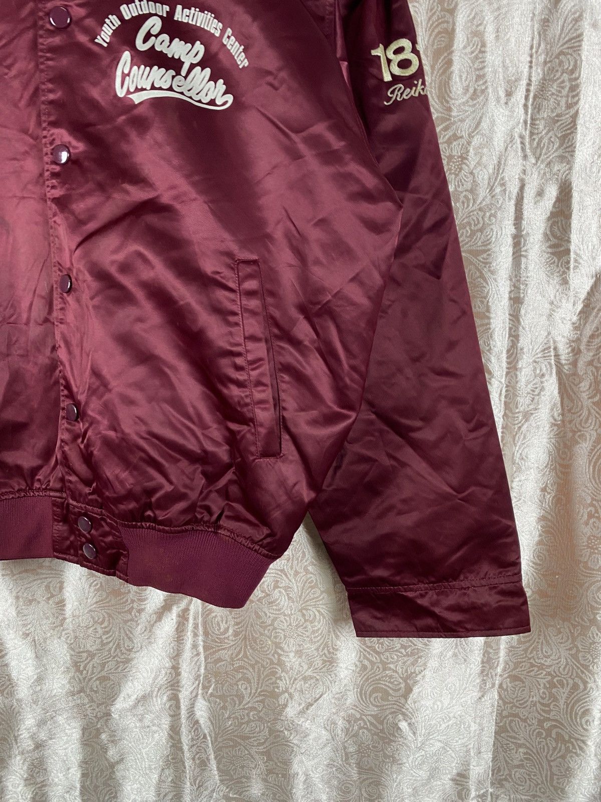 Vintage Vintage 90s VP Outerhouse Satin Coach Jacket Made in USA Size US L / EU 52-54 / 3 - 6 Thumbnail