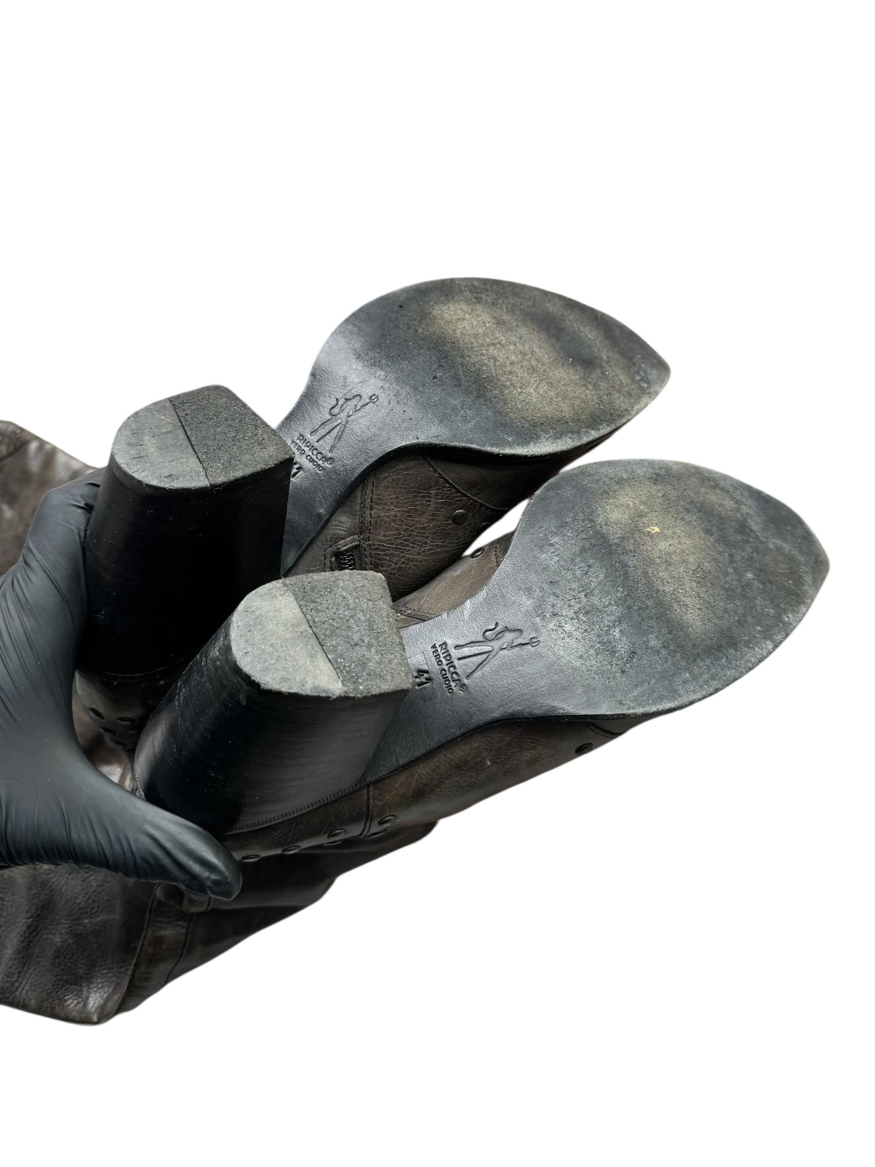 Other Y2K Leather Boots(V325) Size US 8 / EU 41 - 5 Thumbnail