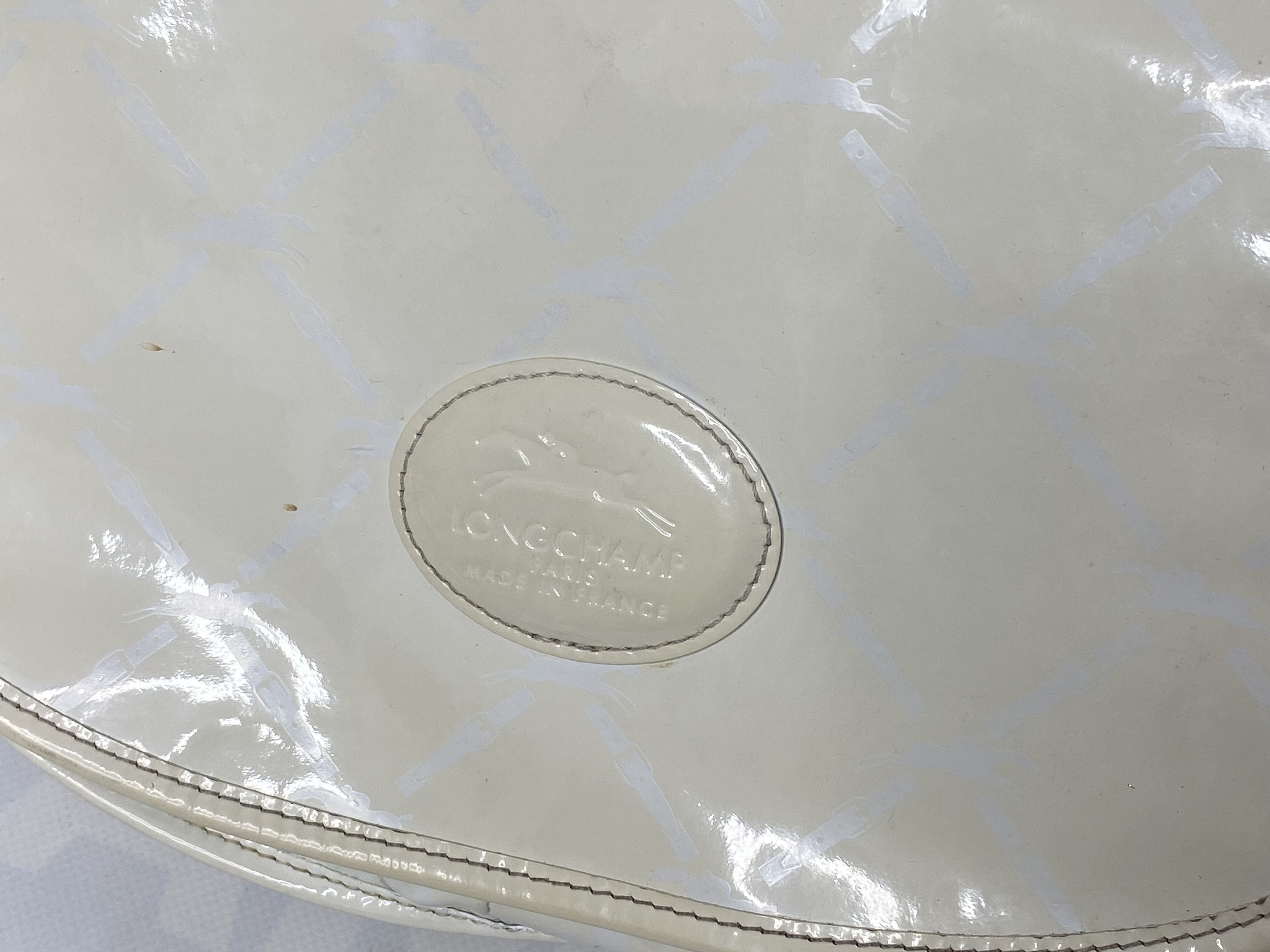 Longchamp × Vintage LONGCHAMP VINTAGE BEIGE VINYL CROSSBODY BAG Size ONE SIZE - 2 Thumbnail