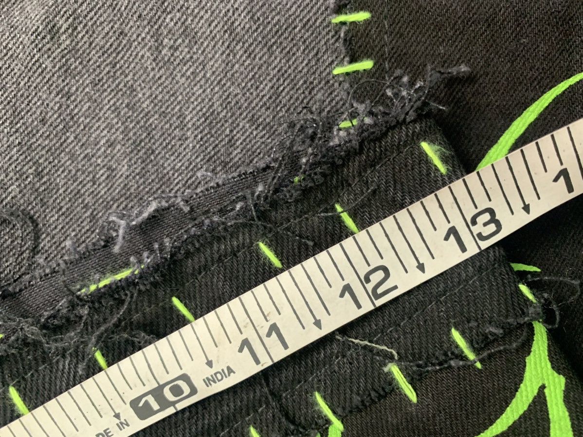 Levi's upcycled neon thread printed baggy fit denim Size US 30 / EU 46 - 15 Thumbnail