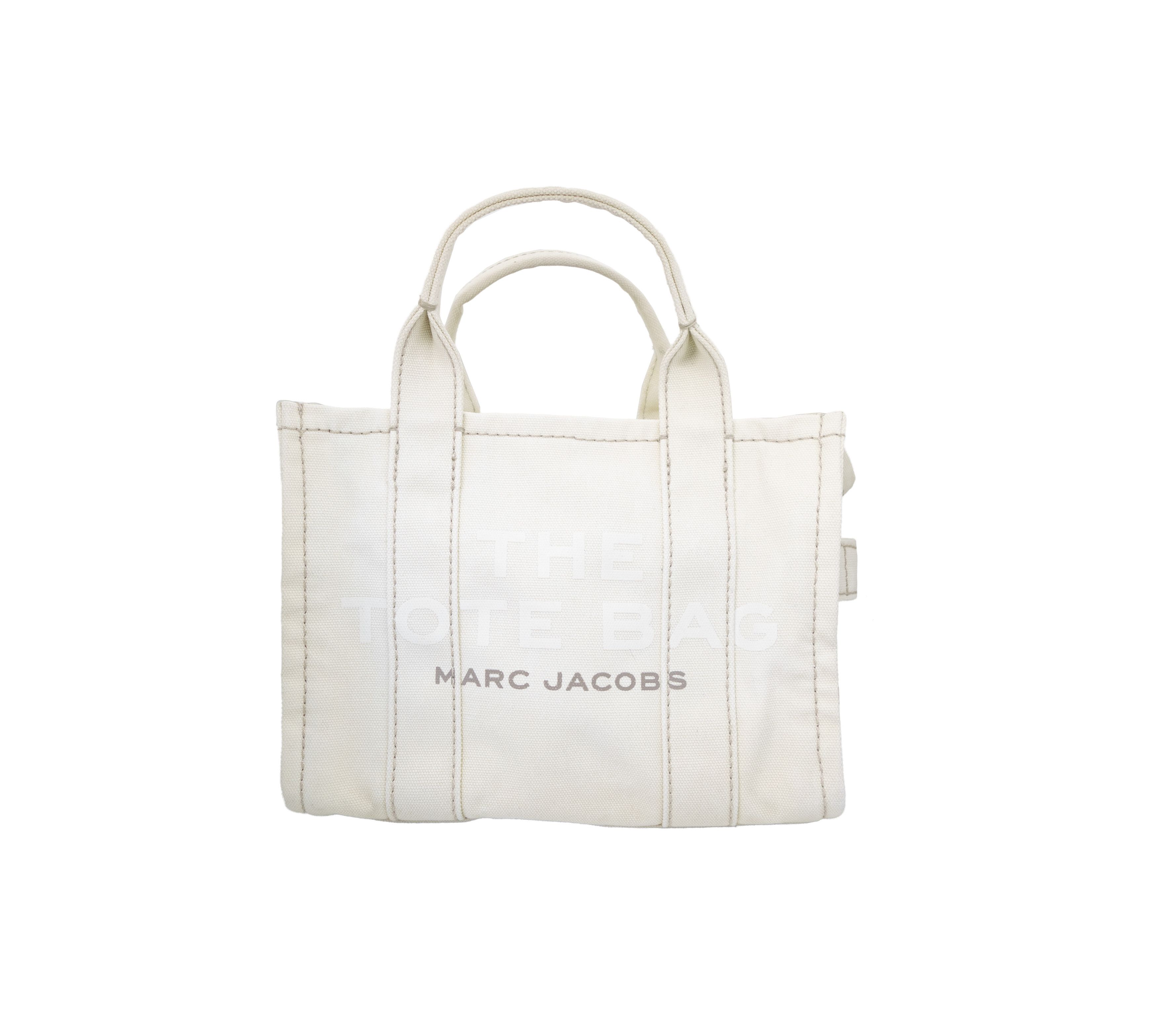 Marc Jacobs The Small Tote Bag Logo Canvas Bag Size ONE SIZE - 1 Thumbnail