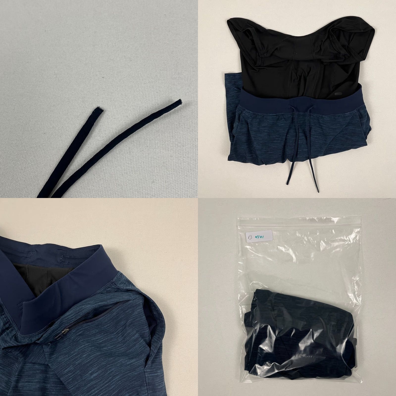 Lululemon Lululemon T.H.E Shorts Men Medium x 9" Lined Heather Blue Active Running Workout Size US 31 - 8 Thumbnail