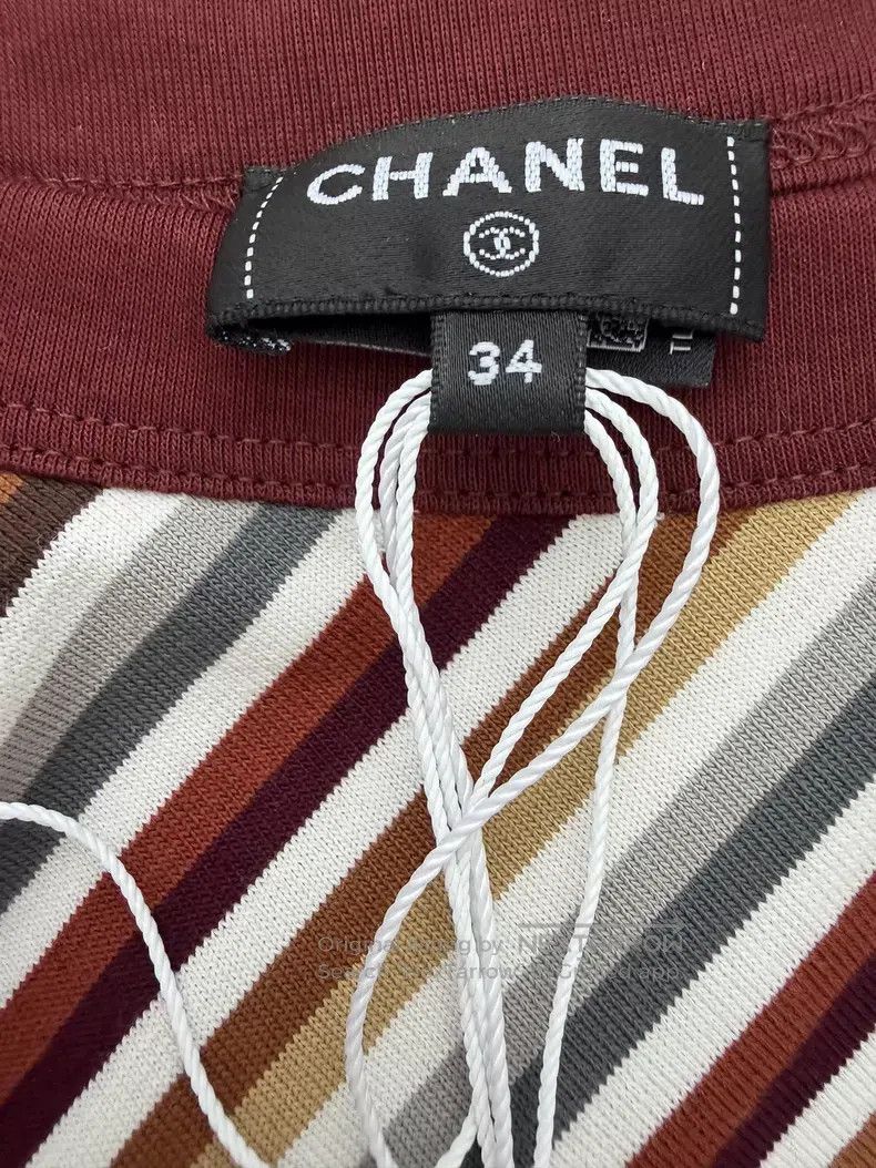 Chanel Chanel Beach Series Striped Dress Size XXS / US 00 / IT 34 - 4 Thumbnail