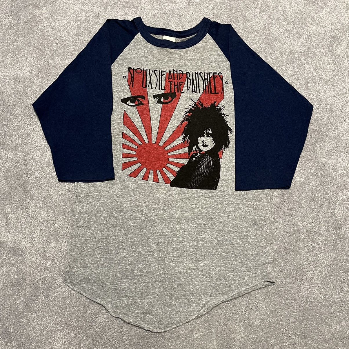 Band Tees Vintage 80s Siouxsie and the Banshees Rising Sun Raglan Tee Size US L / EU 52-54 / 3 - 1 Thumbnail