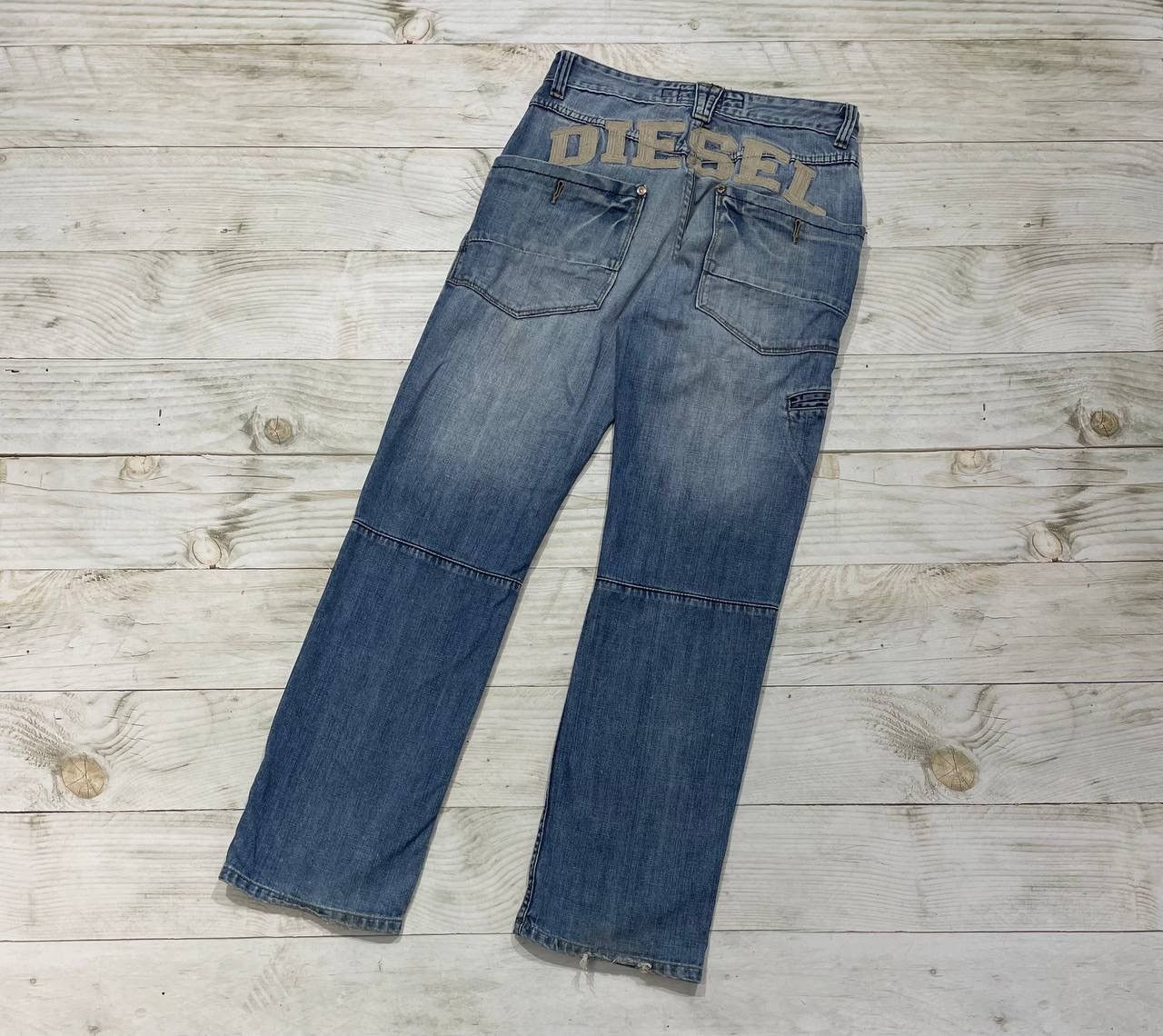 Diesel Vintage Diesel Denim Jeans Big Logo 90s Size US 30 / EU 46 - 1 Thumbnail