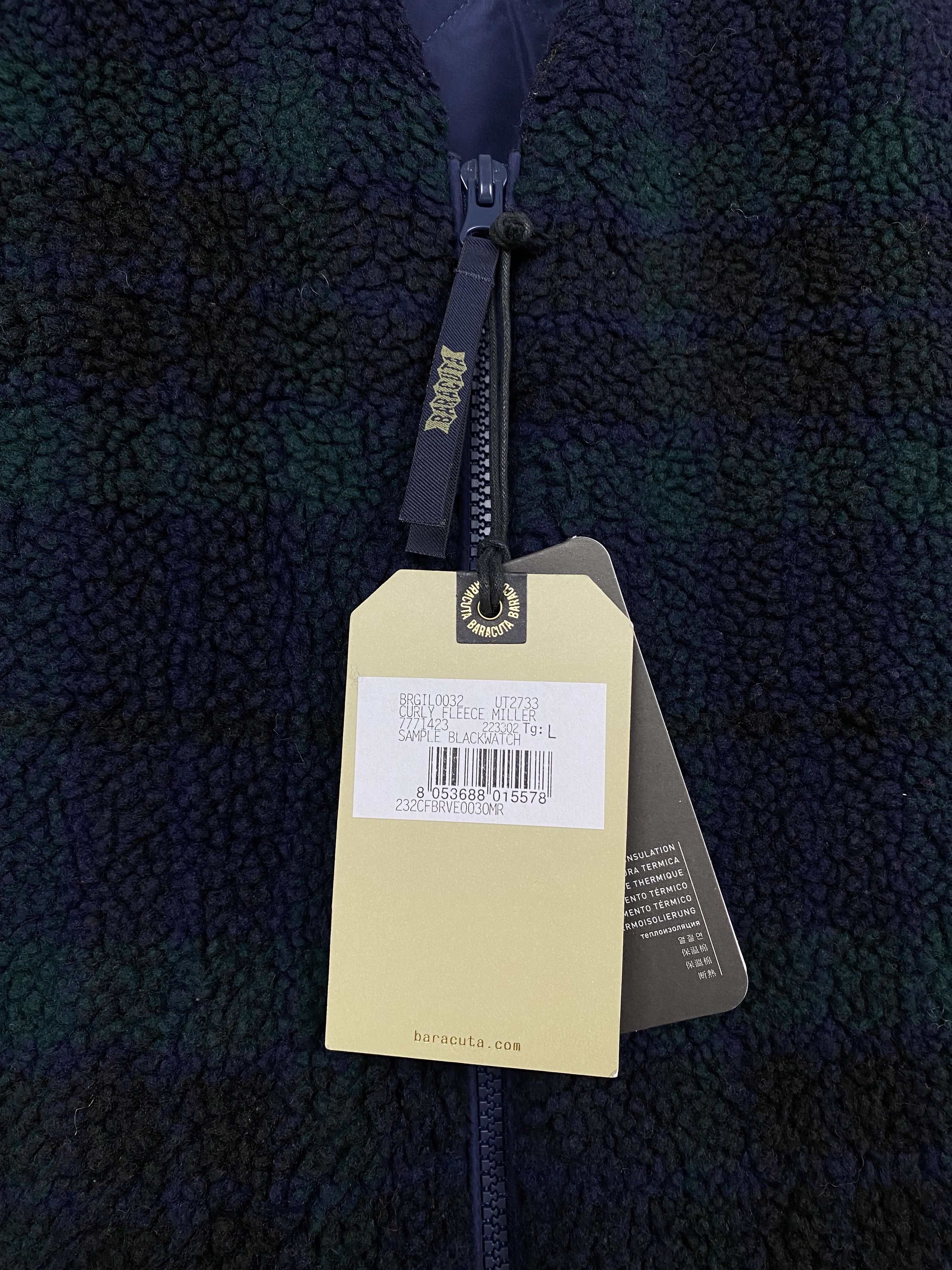 Baracuta BARACUTA SAMPLE CURLY FLEECE LINER VEST BLACKWATCH size L Size US L / EU 52-54 / 3 - 5 Thumbnail