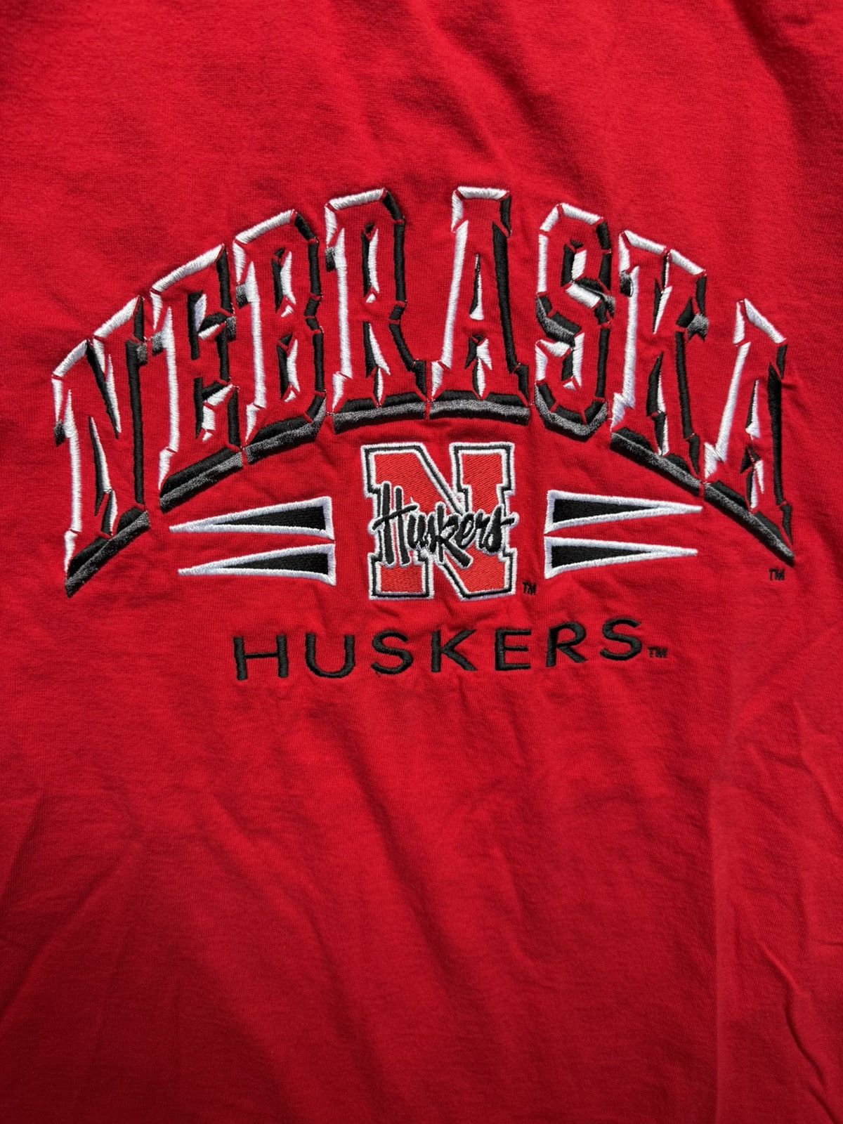 Logo Athletic Vintage logo athletic Nebraska Huskers embroidered t-shirt Size US L / EU 52-54 / 3 - 3 Thumbnail