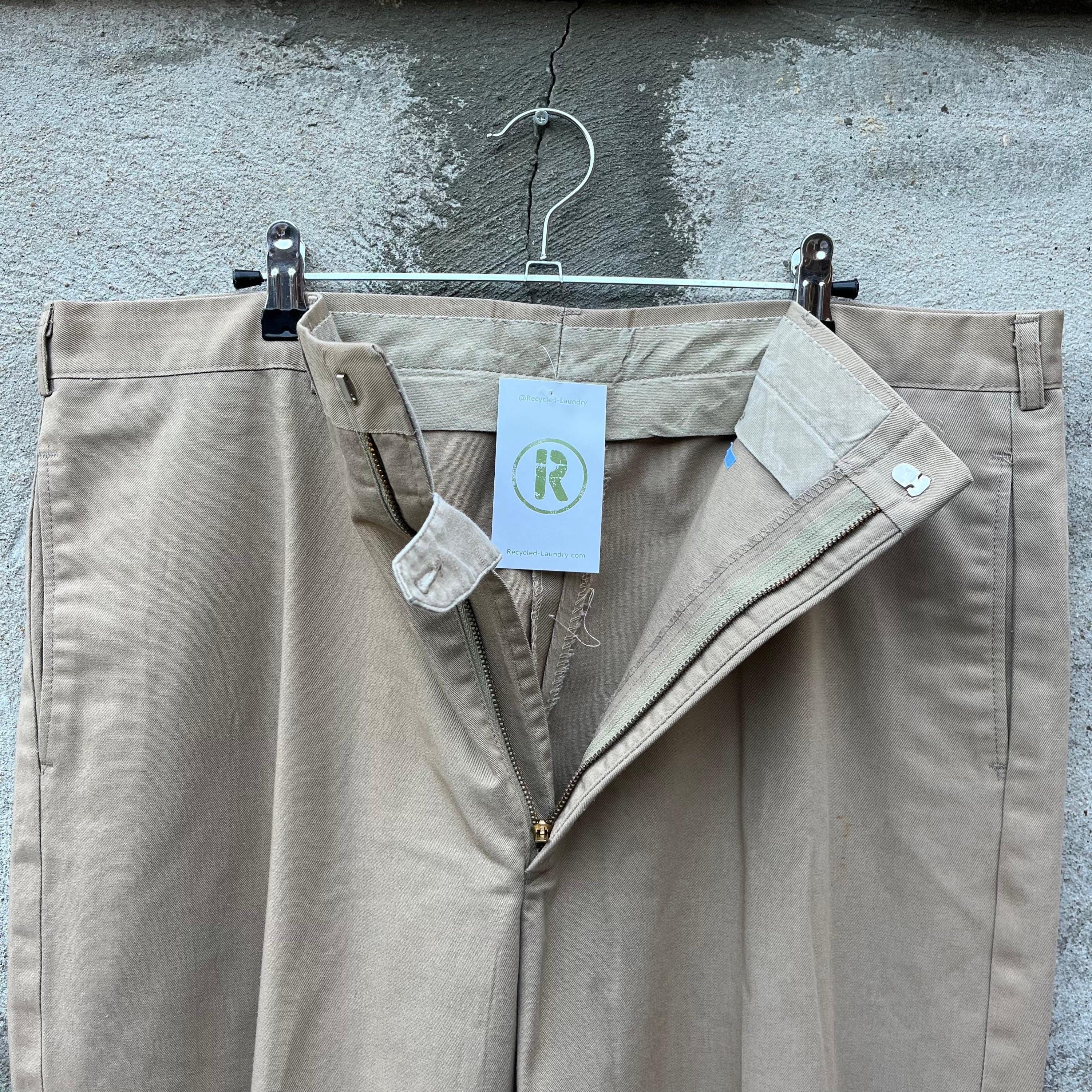 Vintage 70's US Military Khaki Chino Pants Size US 37 - 3 Thumbnail