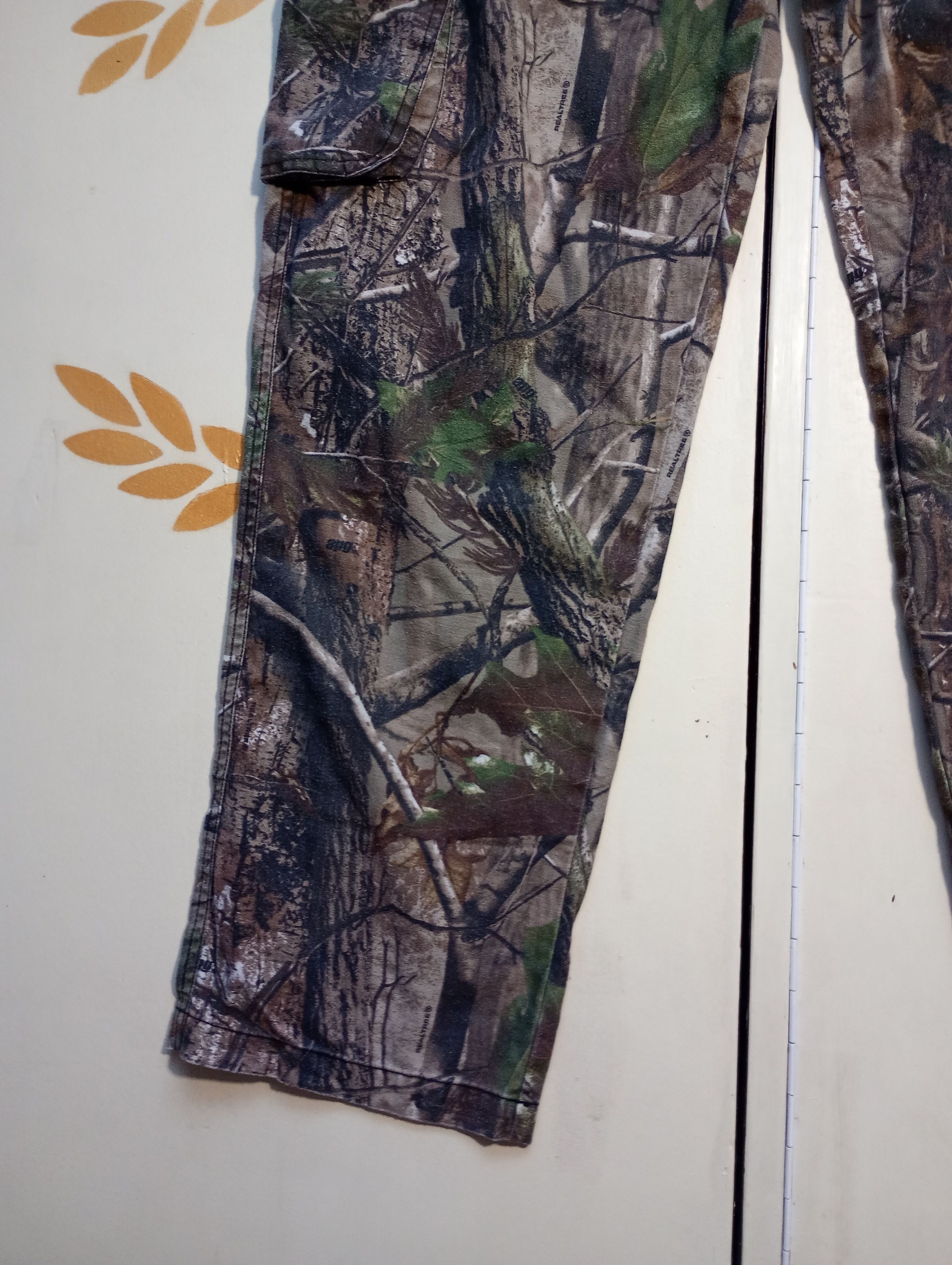 Hunter Vintage Real Tree Deerhunter Woodland Camo Cargo Pants Size US 40 / EU 56 - 3 Thumbnail