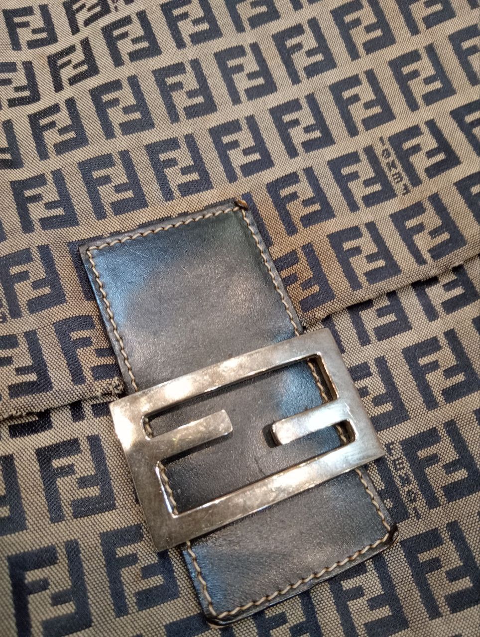 Fendi FENDI ZUCCA MONOGRAM MAMMA BAGUETTE SHOULDER BAG Size ONE SIZE - 24 Thumbnail