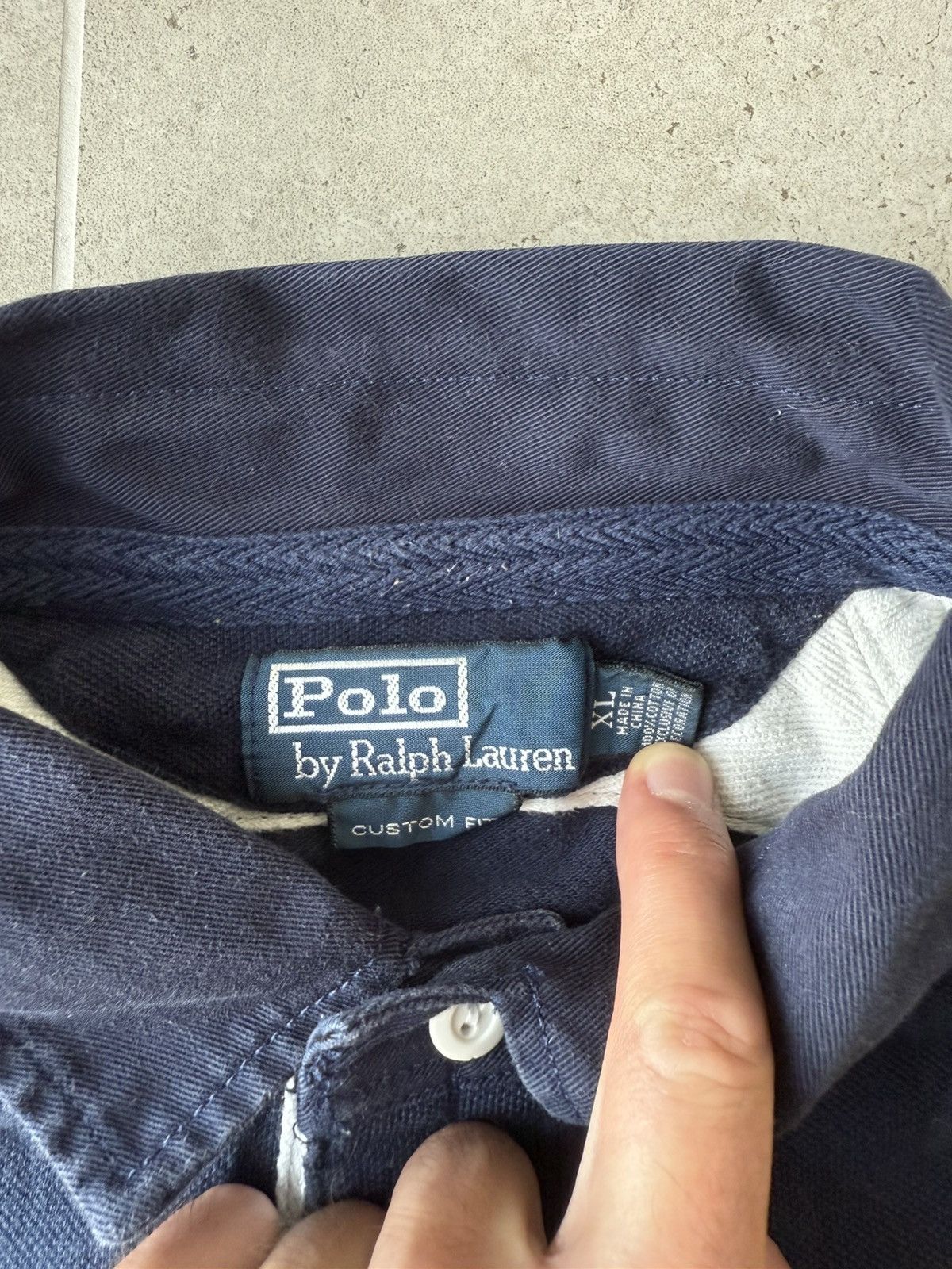 Polo Ralph Lauren Vintage Polo Ralph Lauren New York Polo Shirt Size US XL / EU 56 / 4 - 4 Thumbnail