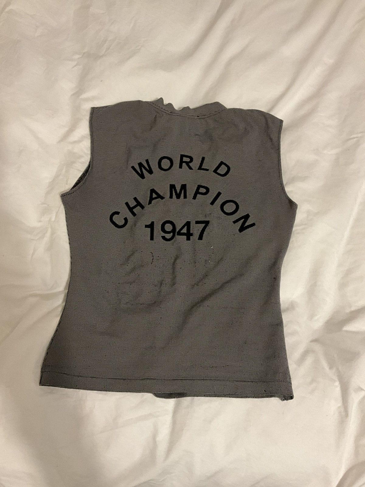 Dior Grey DIOR by John Galliano FW2002 Short Sleeve Tee Size M / US 6-8 / IT 42-44 - 2 Thumbnail
