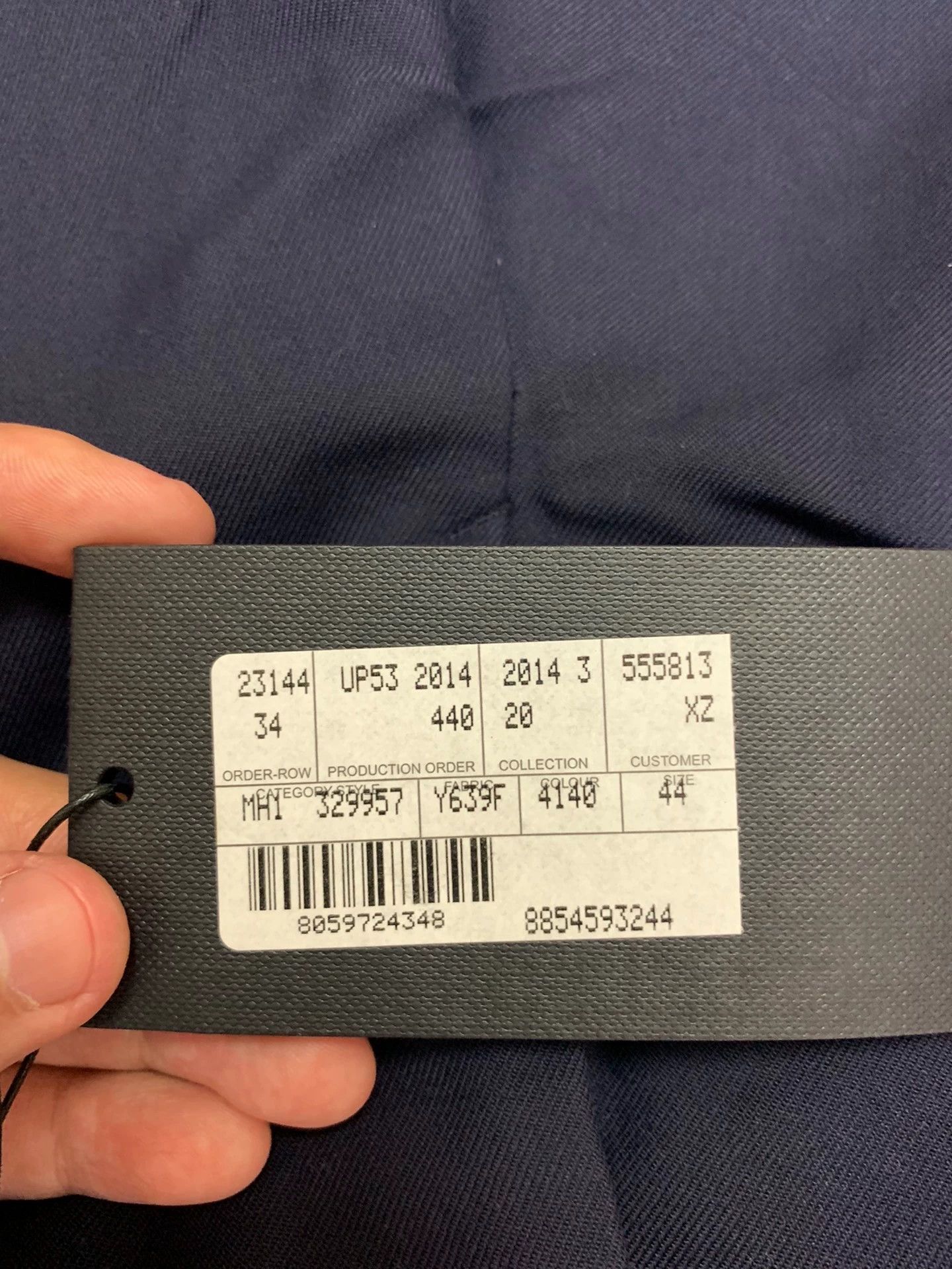 Saint Laurent Paris SAINT LAURENT 14FW Navy Blue Wool Trousers Size 44 Size US 28 / EU 44 - 5 Thumbnail
