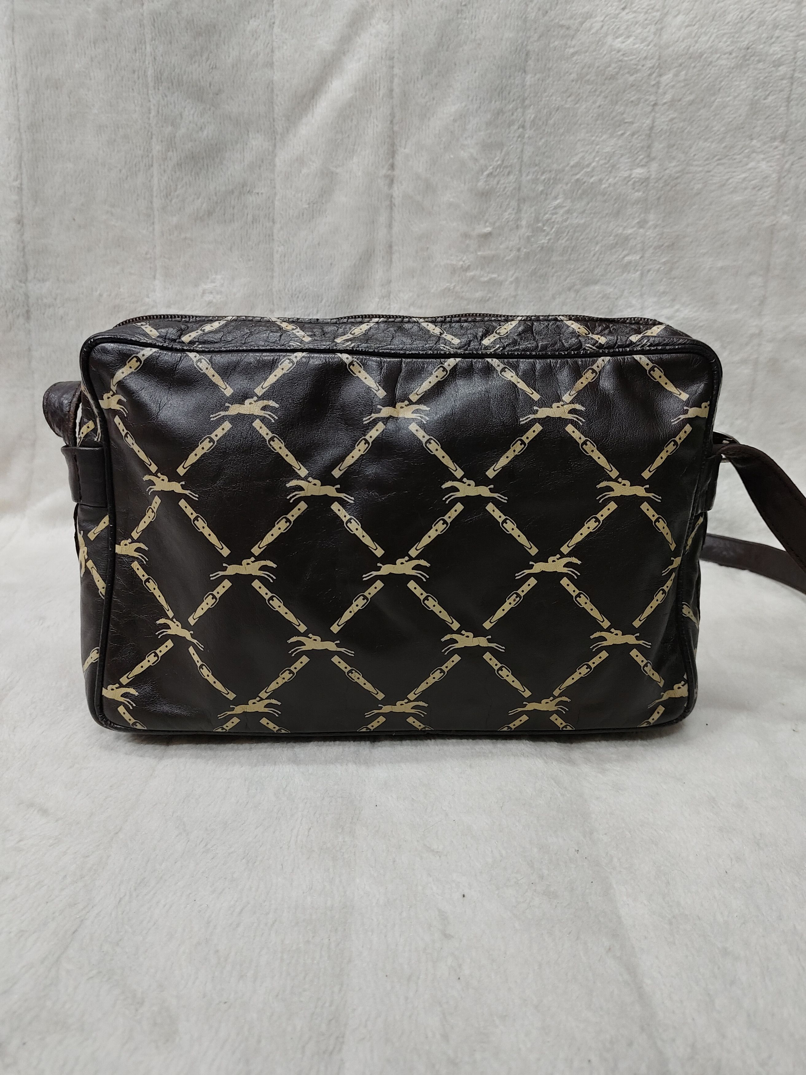 Longchamp 80s Longchamp🇫🇷 Archive Horsebit Monogram Shoulder Bag Size ONE SIZE - 7 Thumbnail