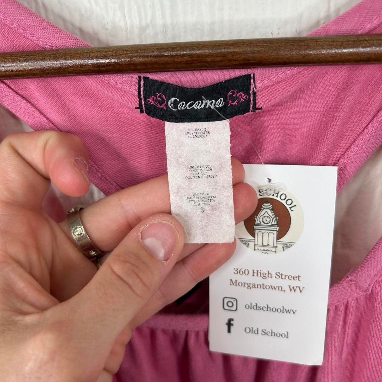 Other Vintage Y2K Pink Banded Open-Back Tank Top Small Size S / US 4 / IT 40 - 5 Thumbnail