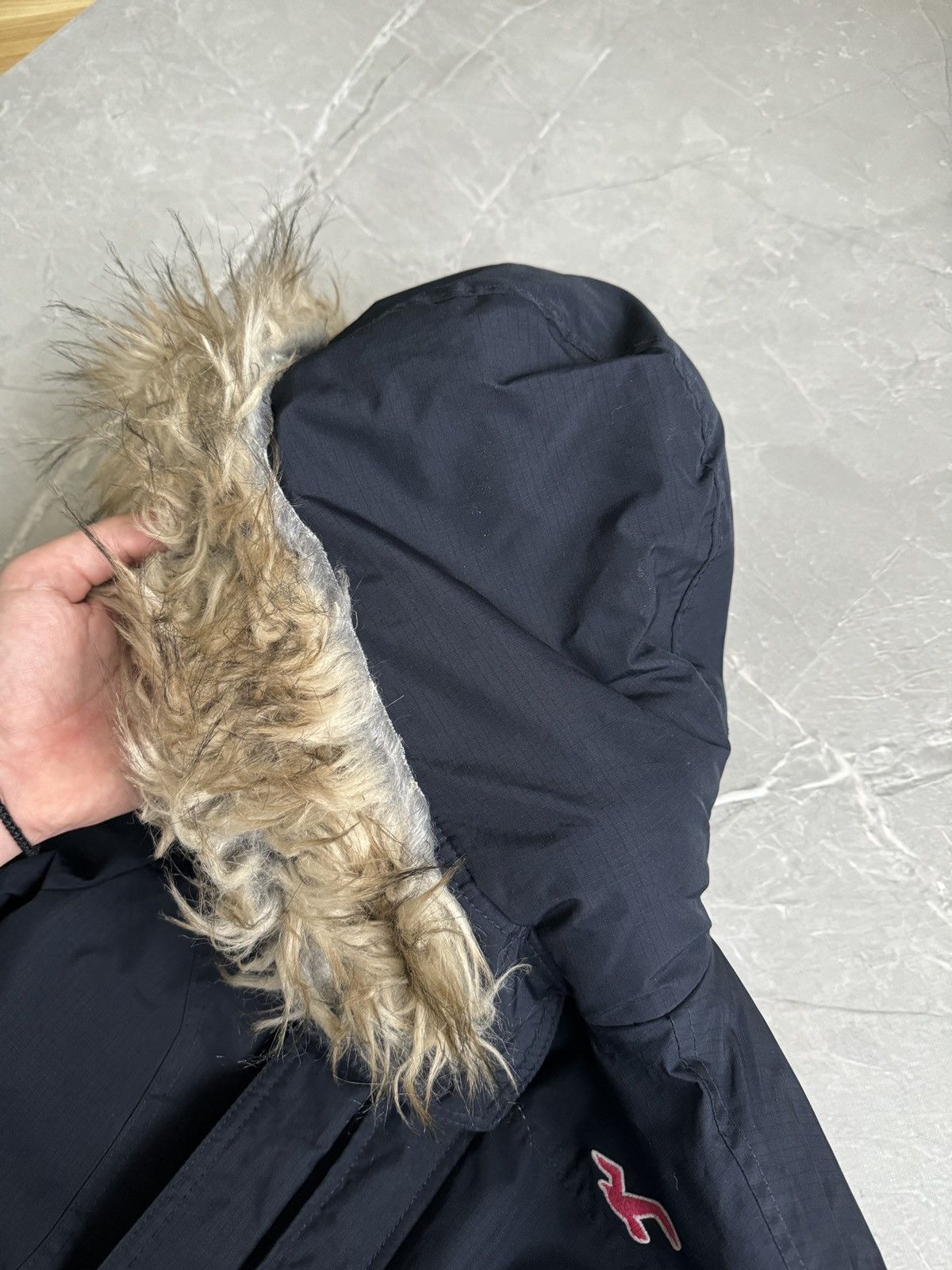 Hollister 00s Hollister Faux Fur Hood Crop Jacket Ifsixwasnine Style Size M / US 6-8 / IT 42-44 - 12 Thumbnail