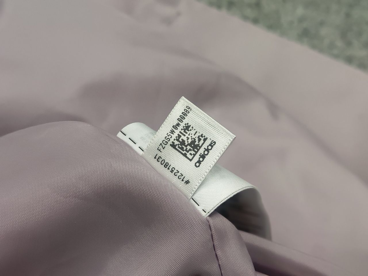 Adidas Danielle Cathari lavender asymmetric Blazer jacket