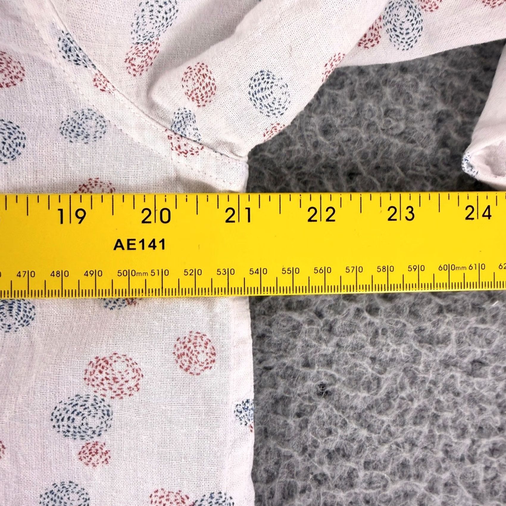 Vintage Koto Button-Down Shirt Mens White Geometric Print Linen Cotton Button Up Long Sleeve Casual Travel Summer Spring Fall Winter 42 in Chest M Size US M / EU 48-50 / 2 - 7 Thumbnail