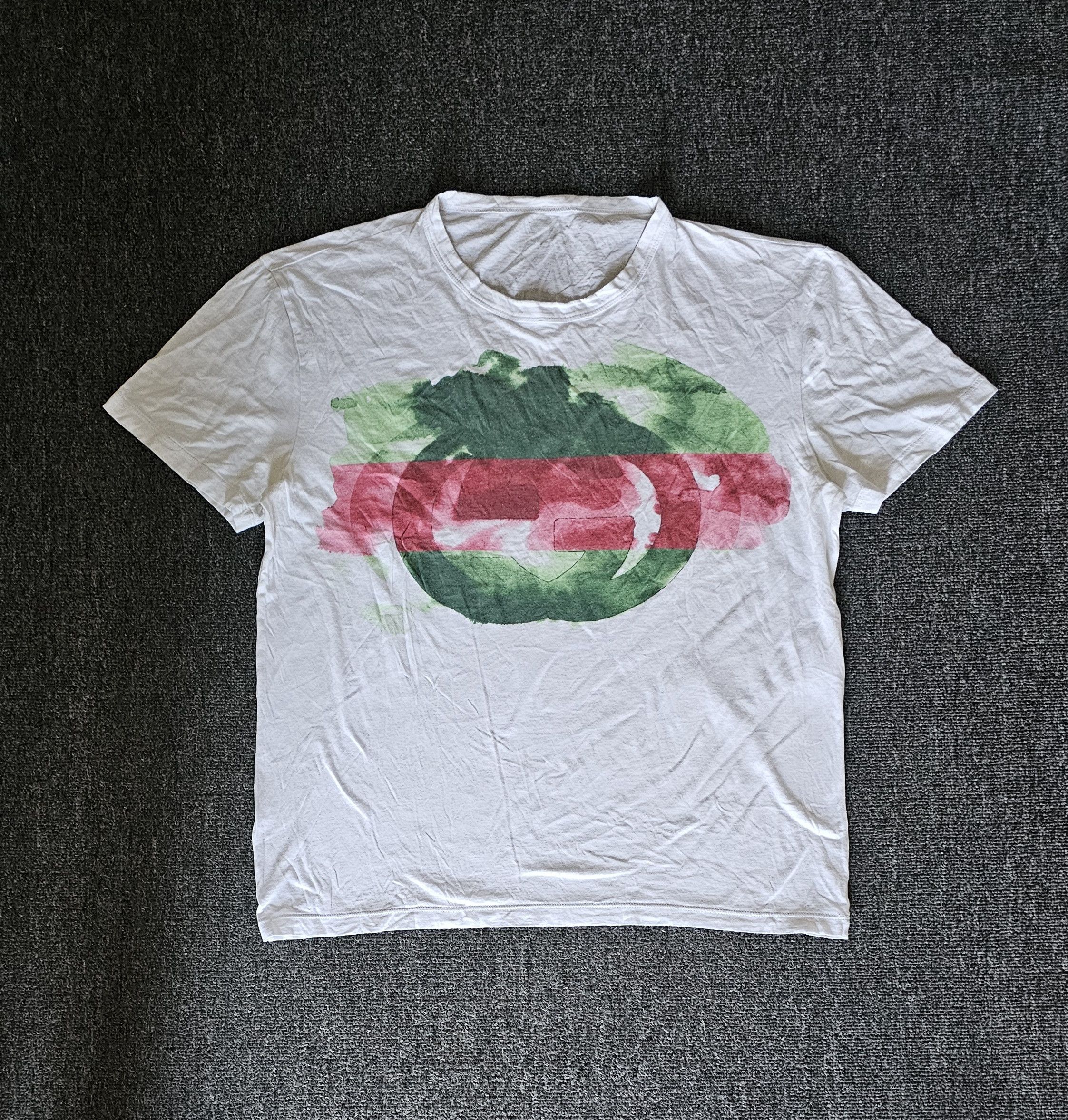 Gucci Men's White T-Shirt Size L