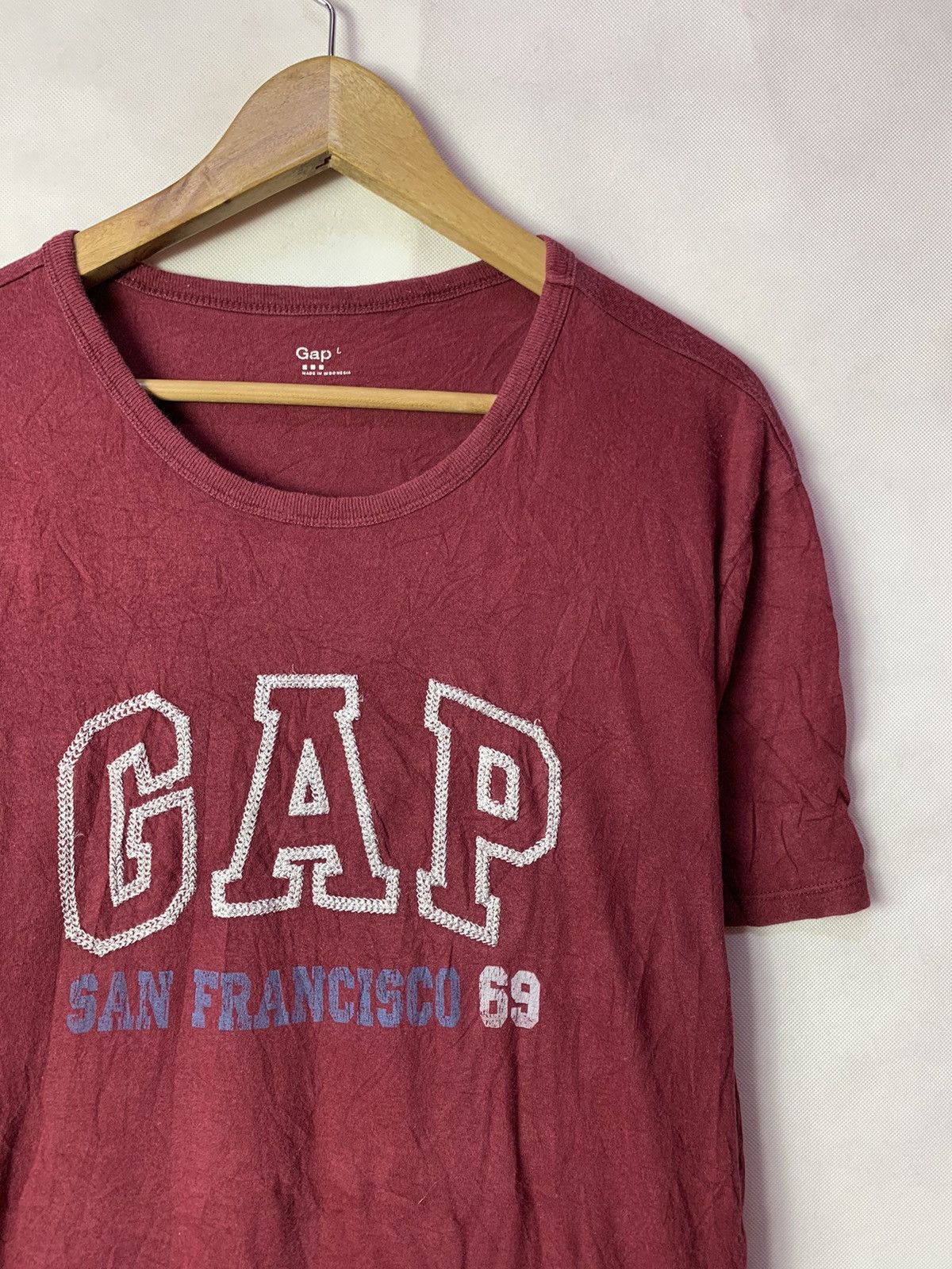 Gap 🔥GAP San Fransisco 69 Spellout Logo Tee Size US L / EU 52-54 / 3 - 2 Thumbnail
