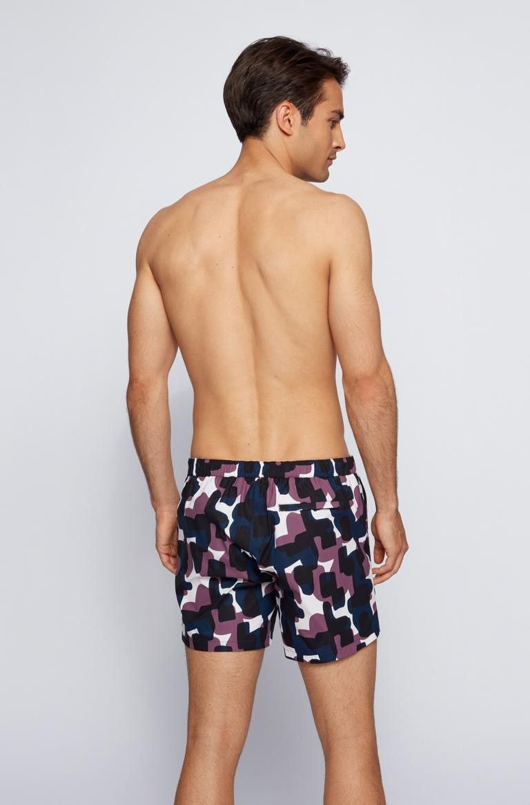 Hugo Boss Multicolor camo swim shorts Size US 32 / EU 48 - 2 Thumbnail