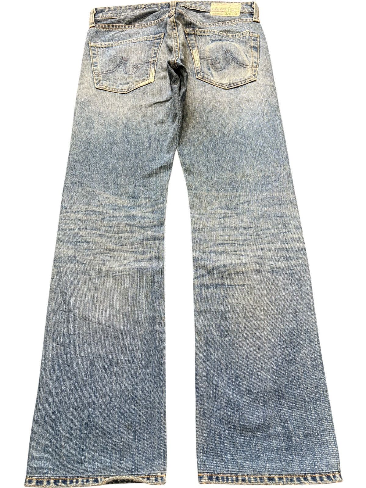 AG Adriano Goldschmied Vintage / Y2K Adriano Goldschmied Faded Wash Distress Jeans Size US 31 - 2 Thumbnail