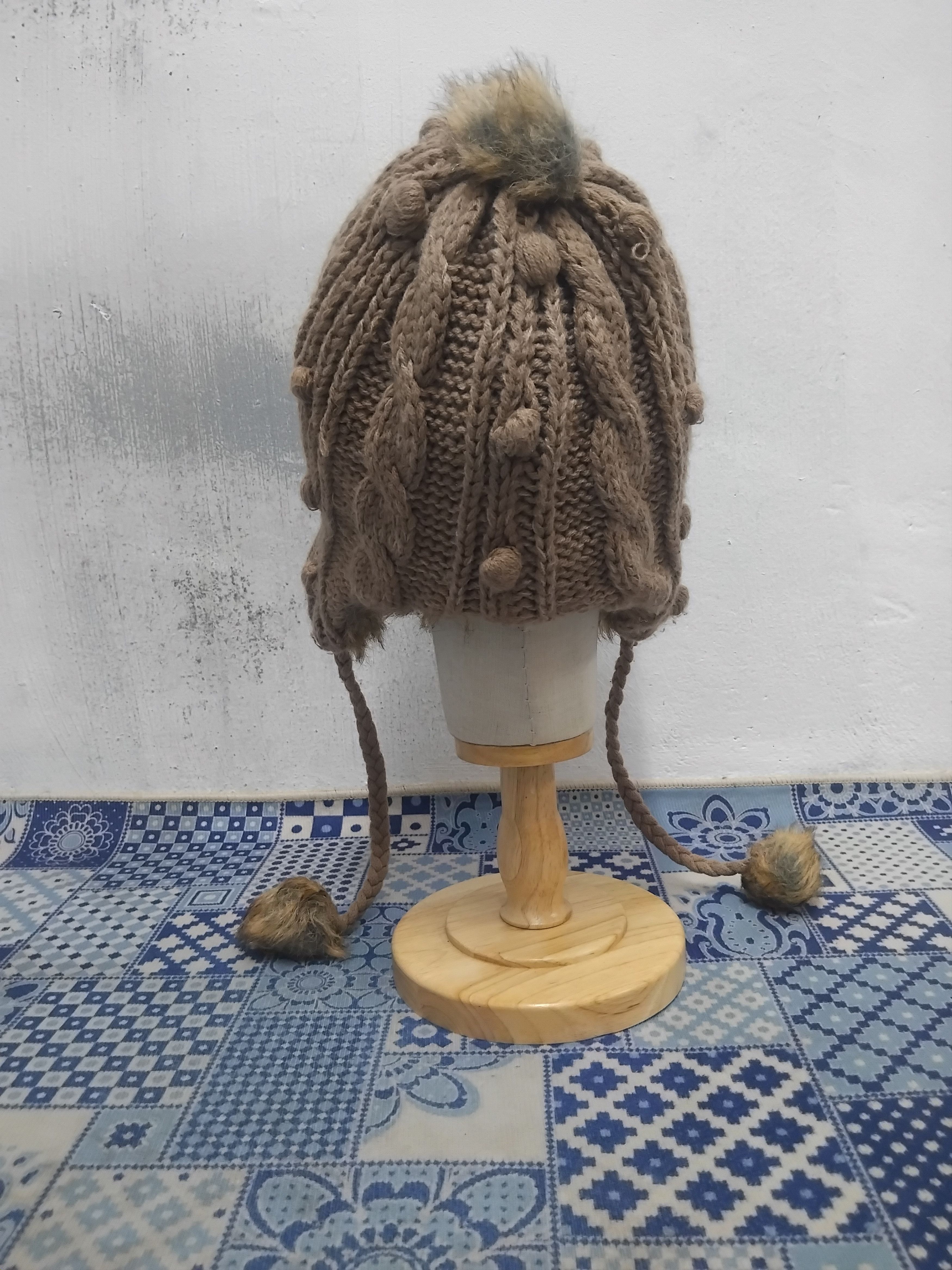 Japanese Brand Streetwear utility brown fur hat Size ONE SIZE - 7 Thumbnail
