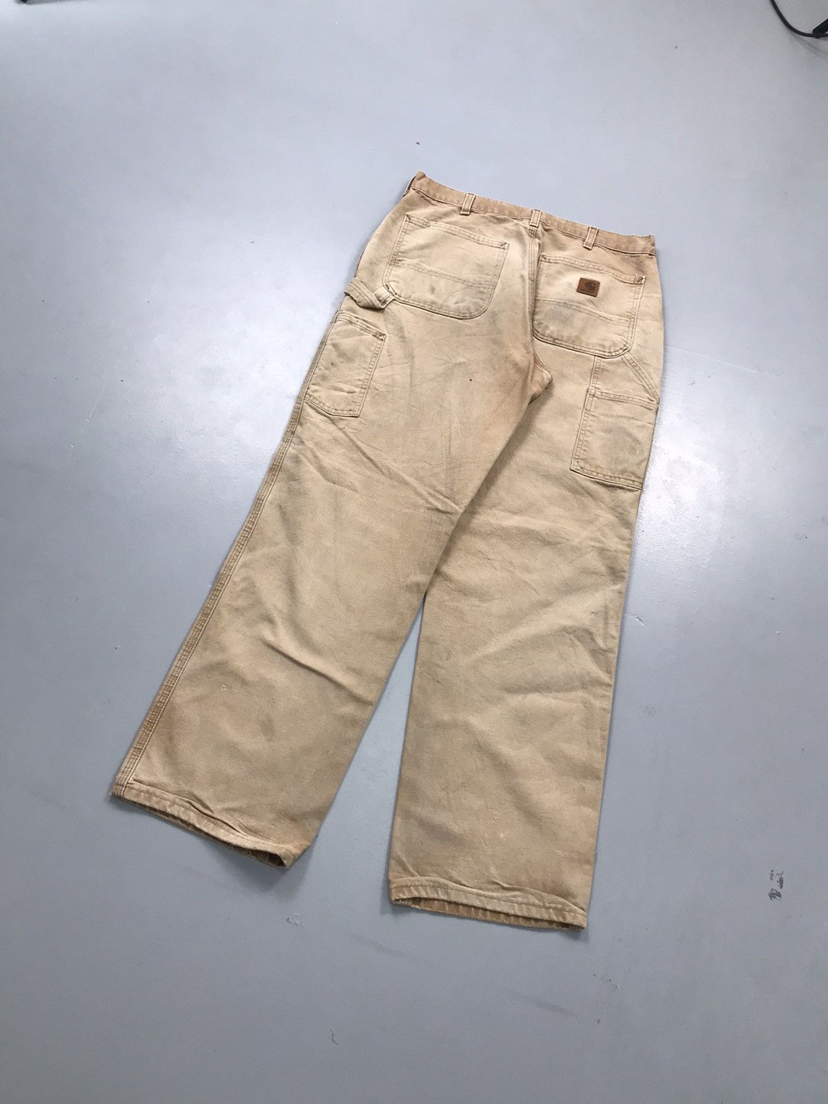 Carhartt Sun fade Vintage Carhartt B11 BRN carpenter denim Size US 34 / EU 50 - 8 Thumbnail