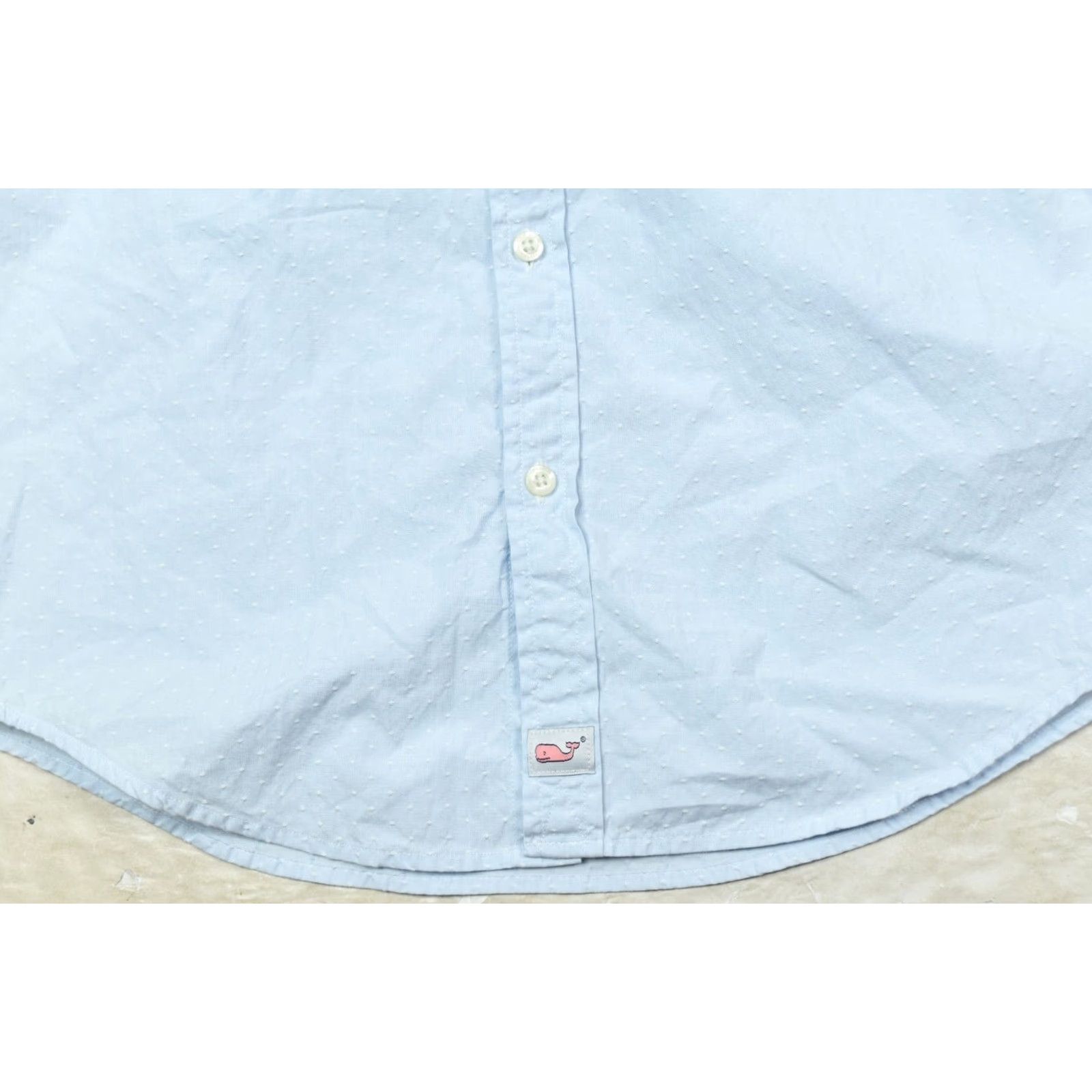 Vineyard Vines VINEYARD VINES Murray Shirt Mens Small Blue Dots Slim Short Sleeve Button-Down Size US S / EU 44-46 / 1 - 5 Thumbnail