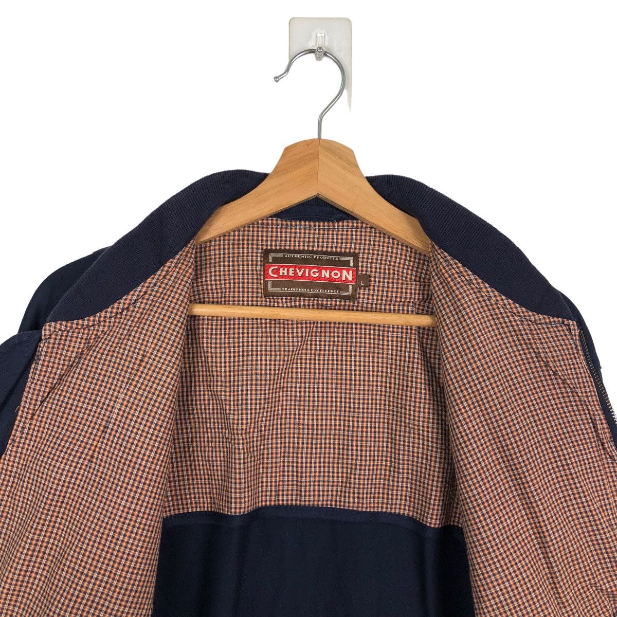 Issey Miyake VINTAGE BOMBER JACKET CHEVIGNON ISSEY MIYAKE TARTAN LINING Size US L / EU 52-54 / 3 - 10 Thumbnail