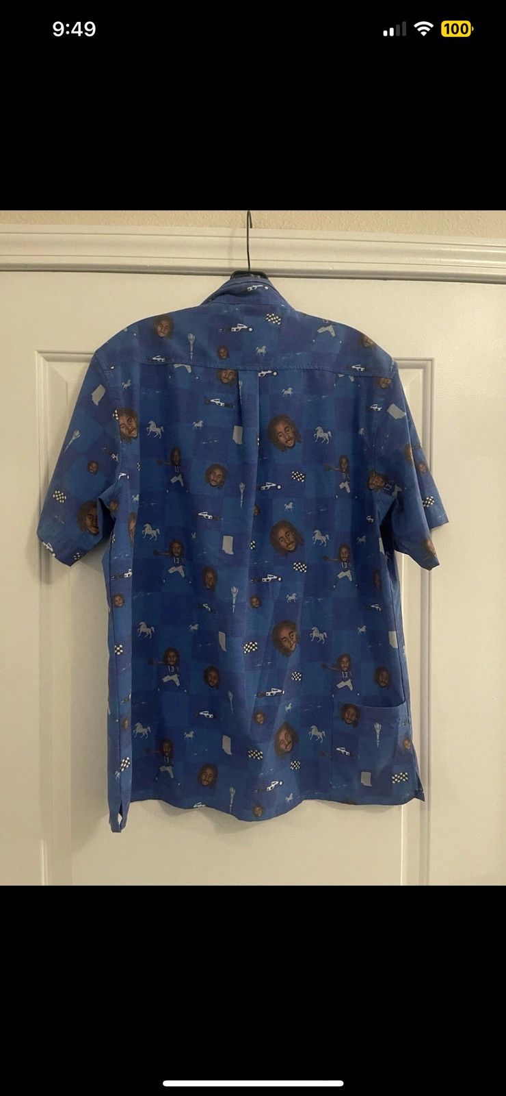 NFL Shinesty NFLPA Indianapolis Colts Ty Hilton Button Shirt L Size US L / EU 52-54 / 3 - 5 Thumbnail