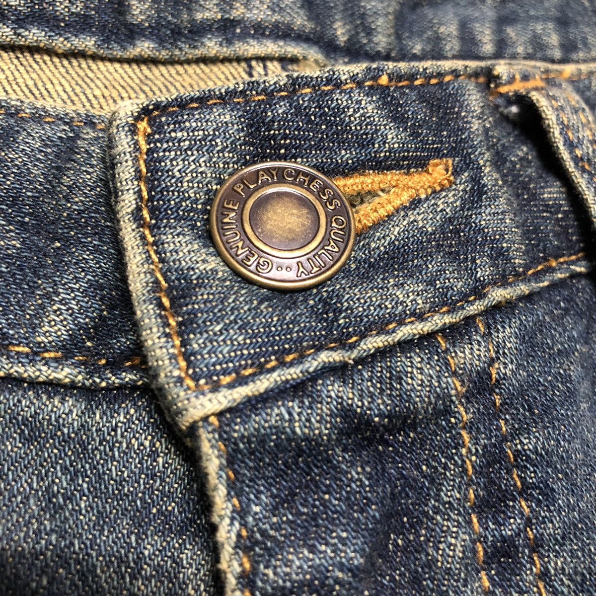 Japanese Brand Vintage Play Chess Flared Jeans Bondage Design Size US 28 / EU 44 - 13 Thumbnail