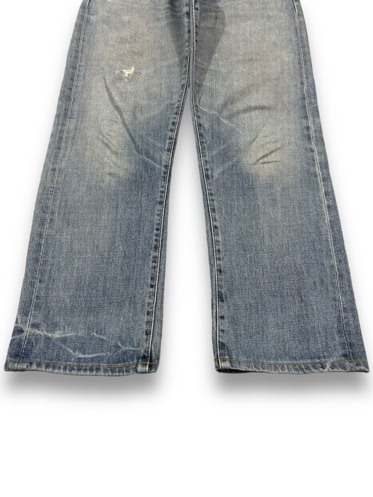 Japanese Brand Vintage Men Without A Country Selvedge Ripped Grunge Jeans Size US 29 - 9 Thumbnail