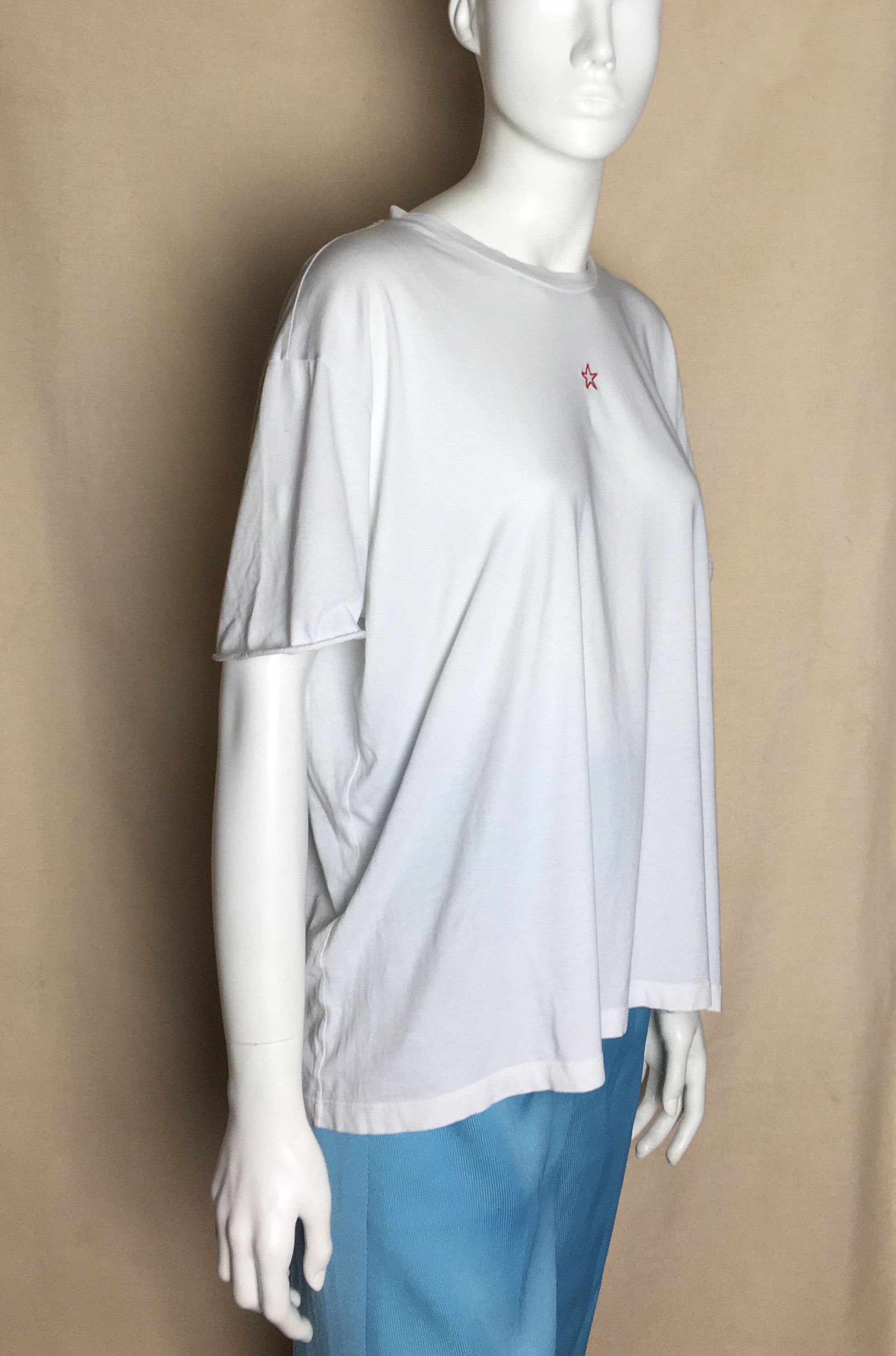 Stella McCartney Stella McCartney White Embroidered Star T-Shirt Size L / US 10 / IT 46 - 7 Thumbnail