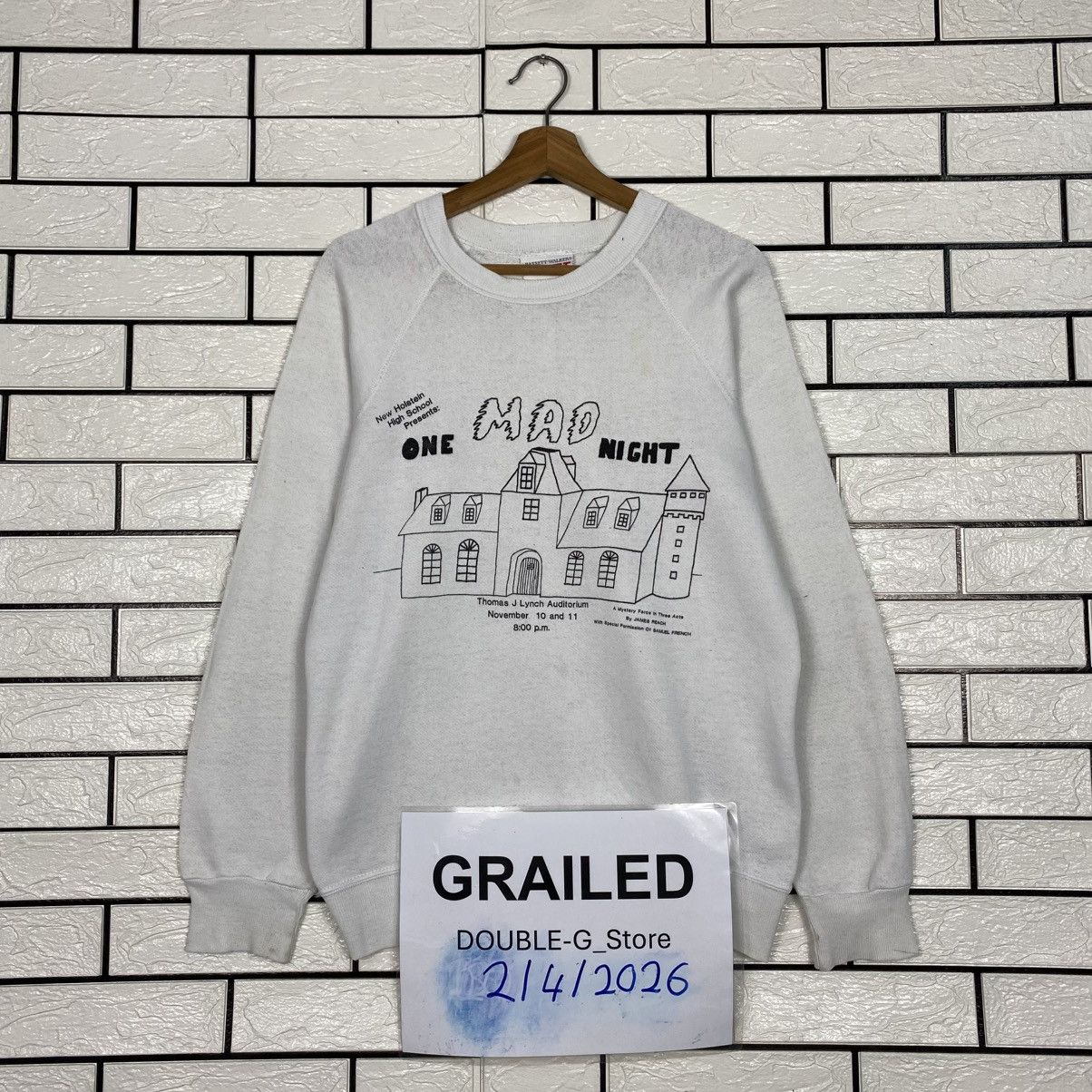 Japanese Brand 📌Vintage Sweatshirt Bassett Walker Big Logo Issey Miyake Size US L / EU 52-54 / 3 - 1 Thumbnail