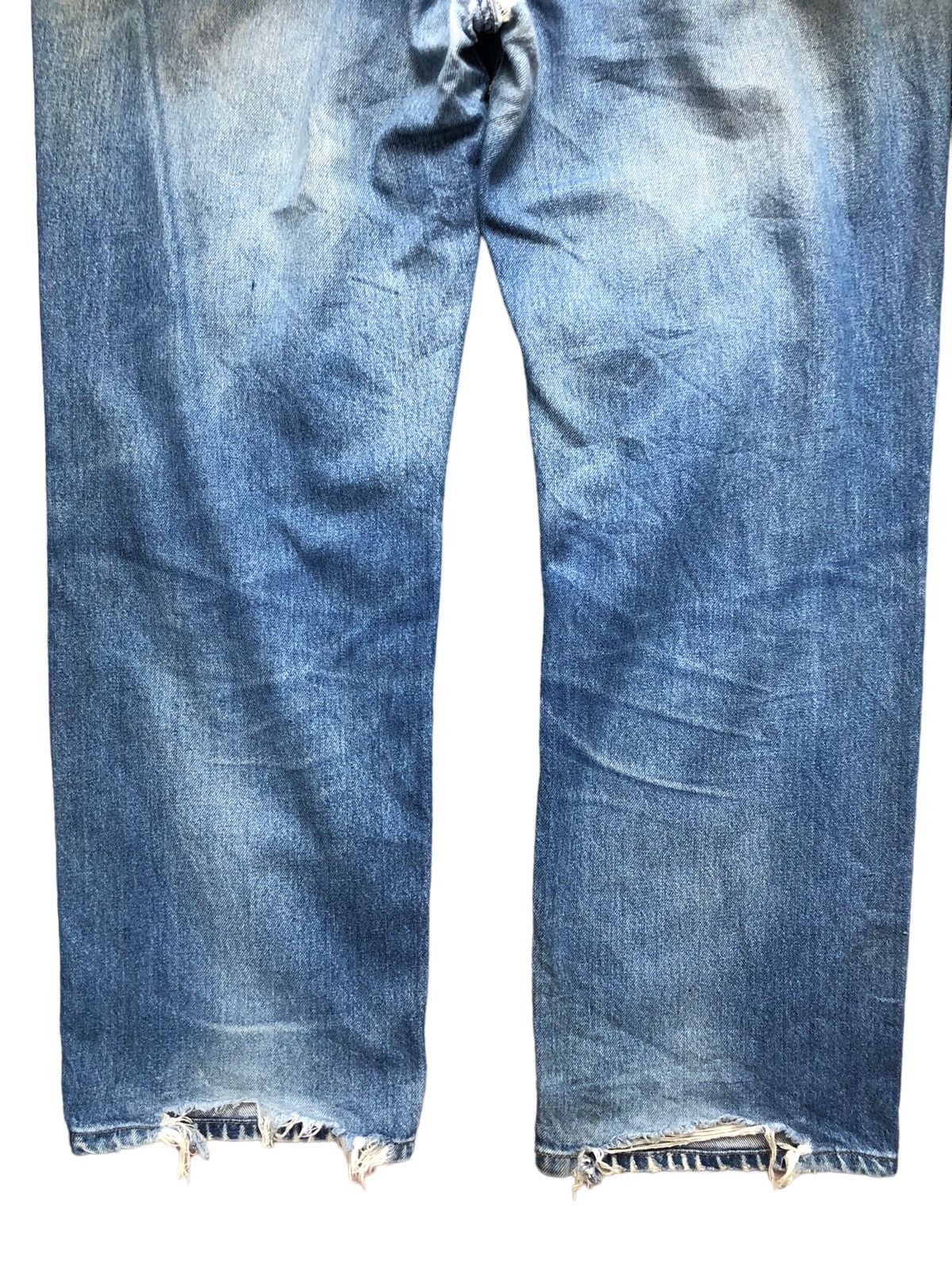 Japanese Brand × Lee × Vintage Vintage Lee Ripped Distressed Denim Jeans Size US 35 - 13 Thumbnail