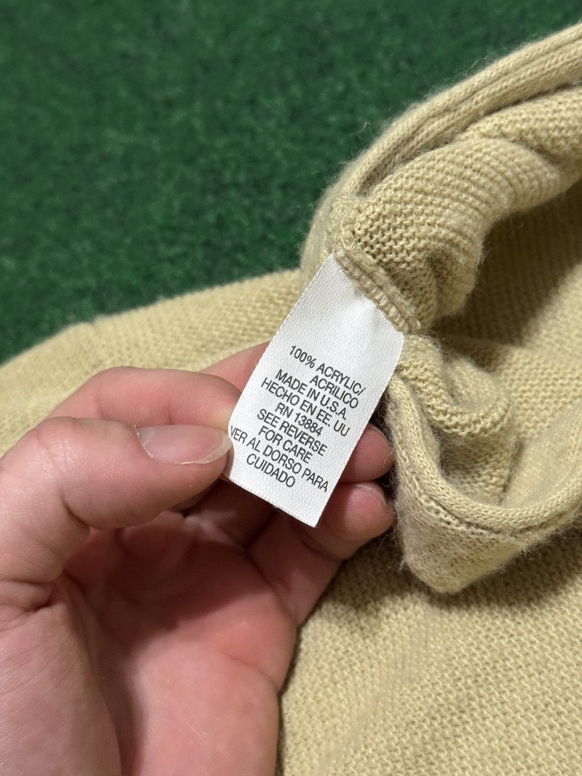 Izod Vintage Izod Cream Cardigan 80s 90s XL Grandpa Sweater 26x27 Size US XL / EU 56 / 4 - 7 Thumbnail