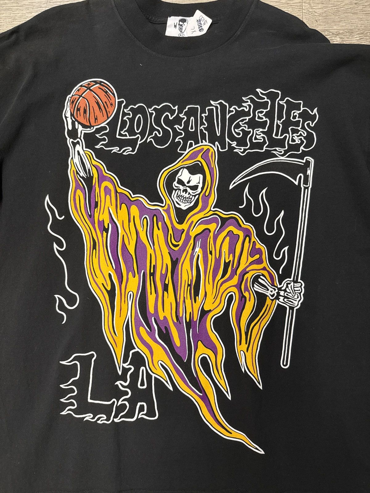 Warren Lotas Warren lotas lakers nba tee Size US XL / EU 56 / 4 - 4 Thumbnail