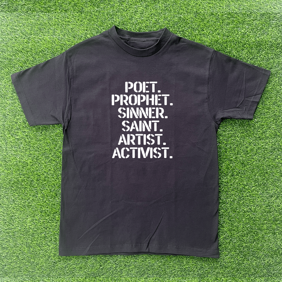 Vintage POET. PROPHET. SINNER. SAINT. ARTIST. ACTIVIST. TSHIRT Size US M / EU 48-50 / 2 - 1 Preview