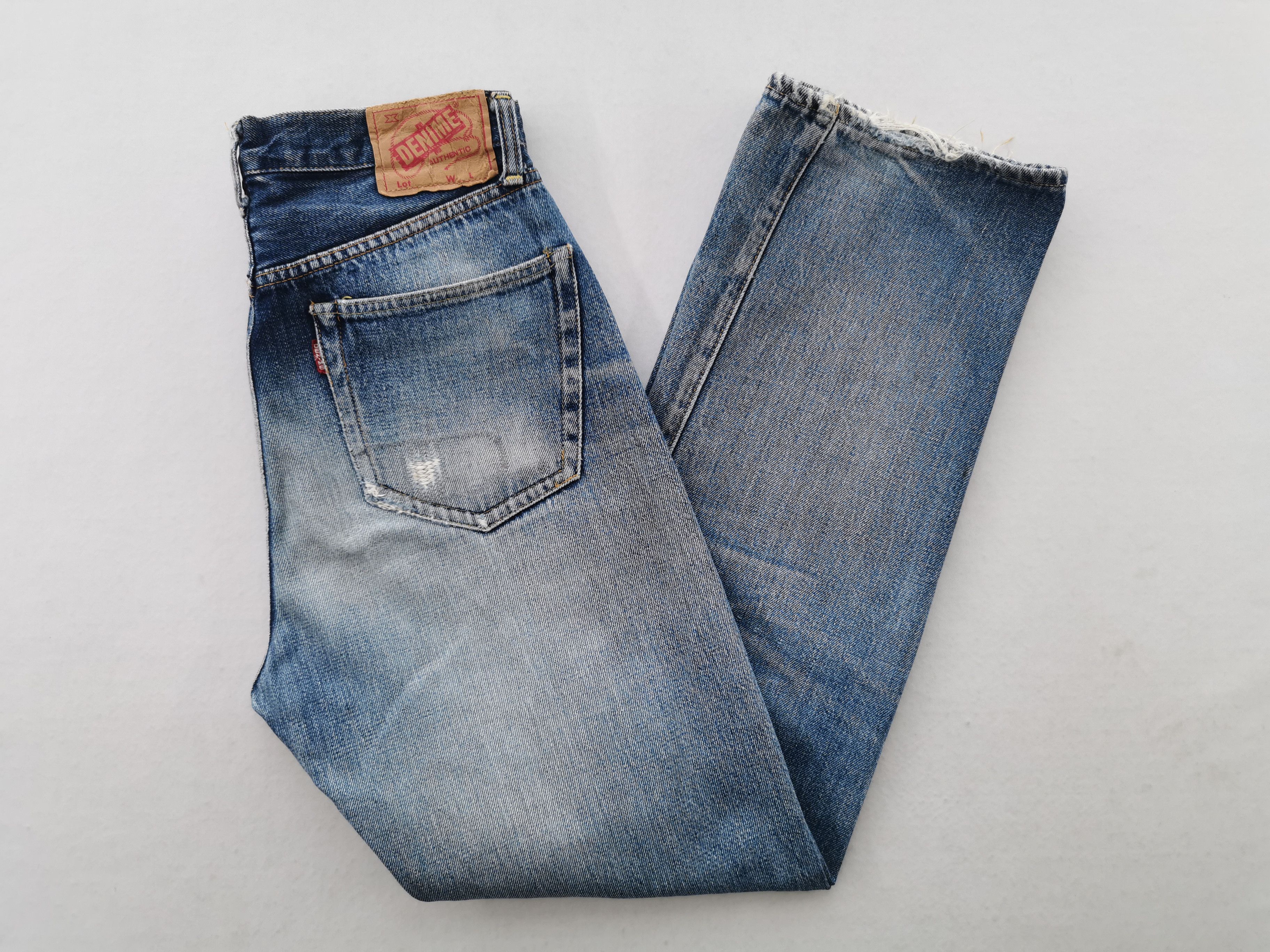Denime Distressed Vintage Denime Made In Japan Selvedge Denim Size US 30 / EU 46 - 1 Thumbnail