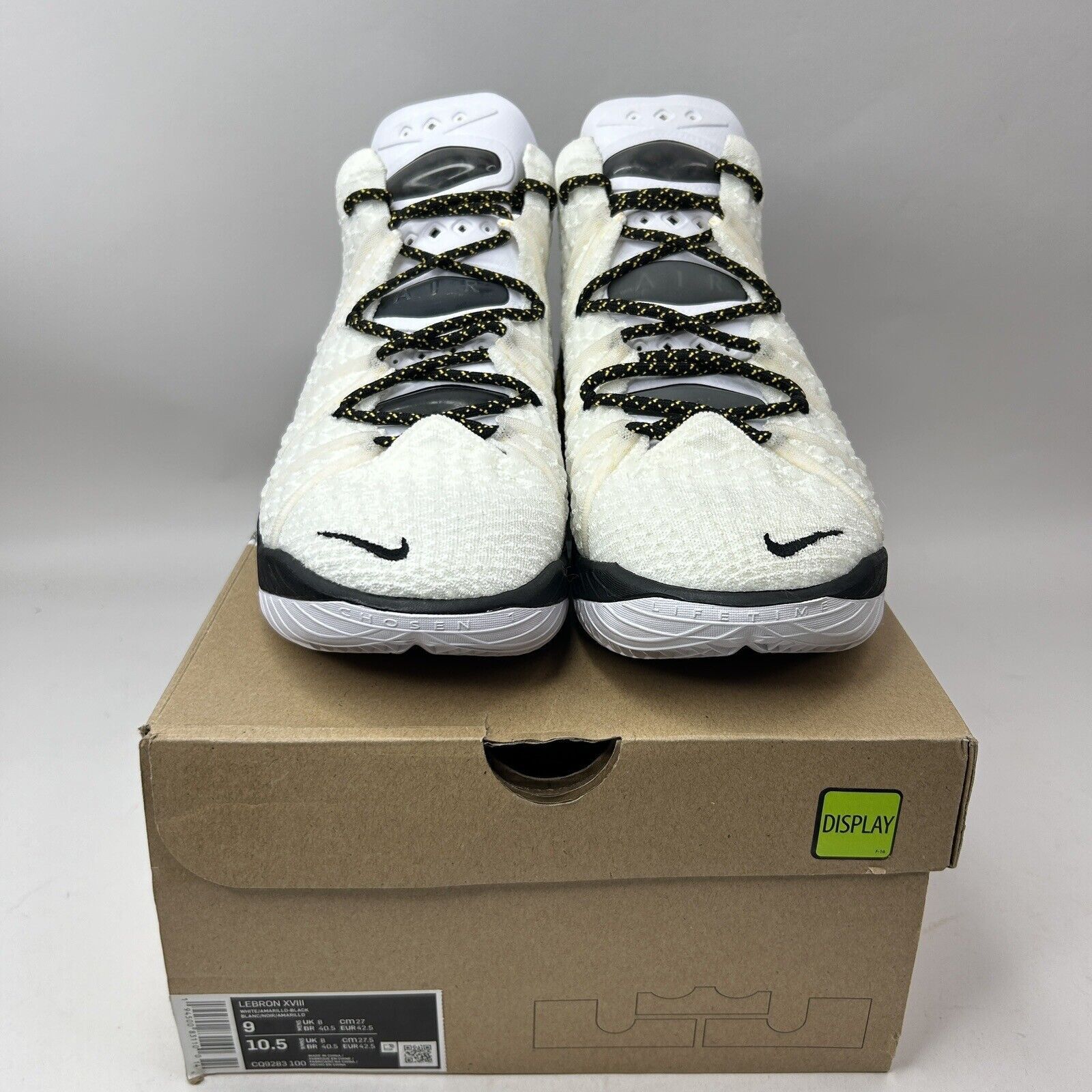 Nike Nike LeBron 18 XVIII "Lakers Home" 2023 Size US 9 / EU 42 - 2 Thumbnail