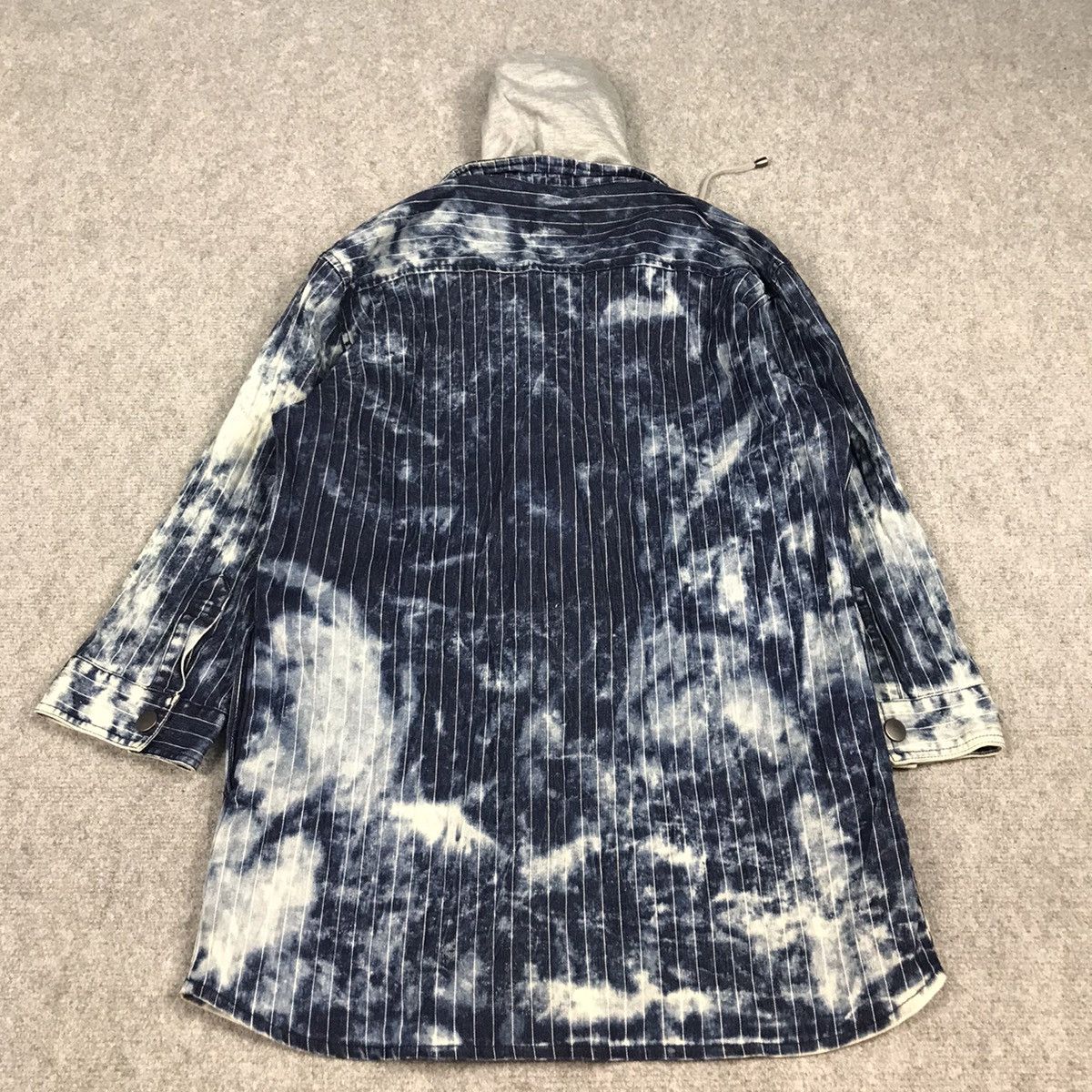 Japanese Brand Semanticdesign Acid Wash Style Zipper Denim Jacket Size US L / EU 52-54 / 3 - 7 Thumbnail