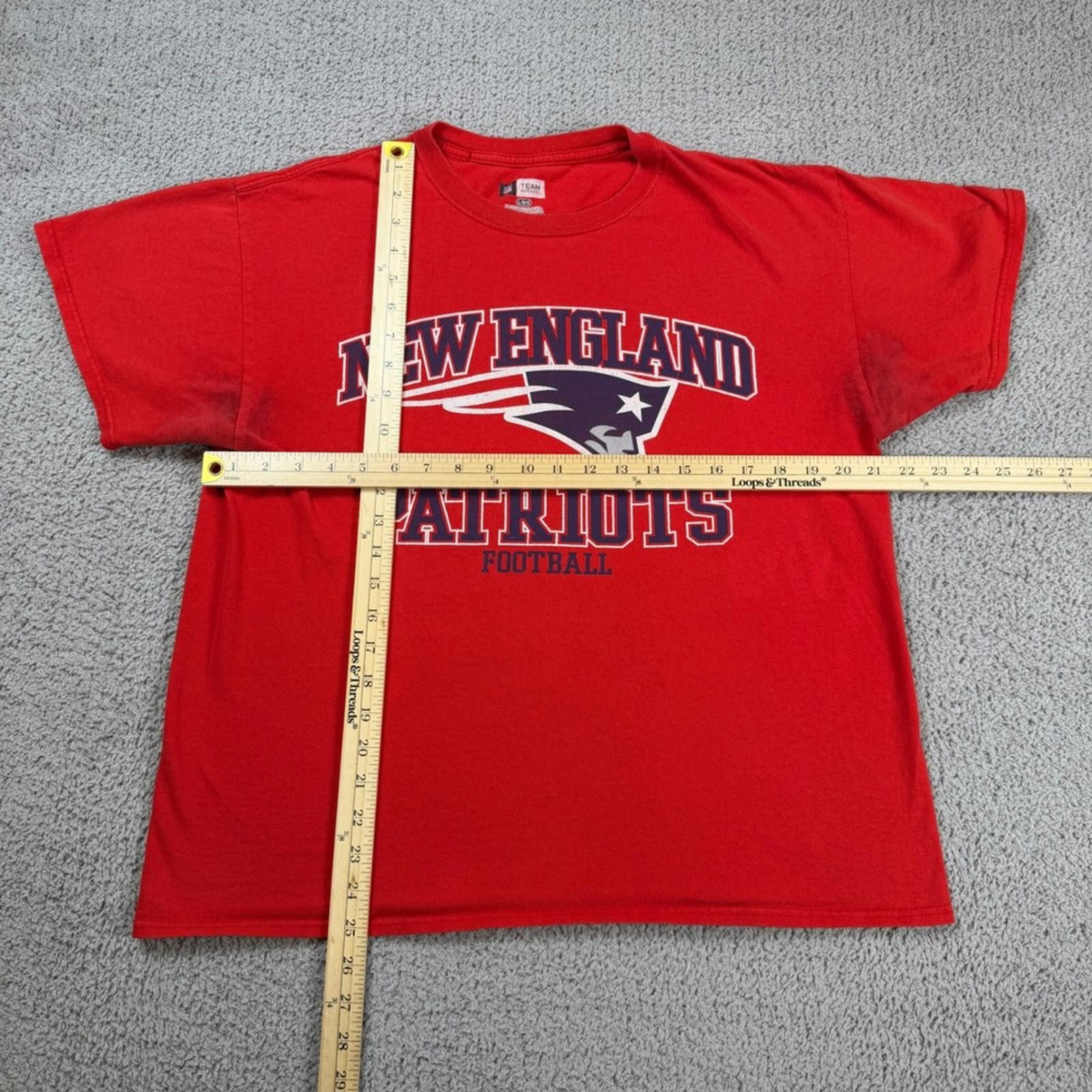 Other New England Patriots T Shirt Mens L Red NFL Team Apparel Pat Size US L / EU 52-54 / 3 - 2 Thumbnail