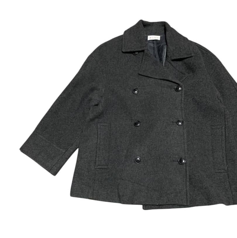 Issey Miyake Issey Miyake By PLST Wool Double Breasted Jacket Size US S / EU 44-46 / 1 - 2 Thumbnail