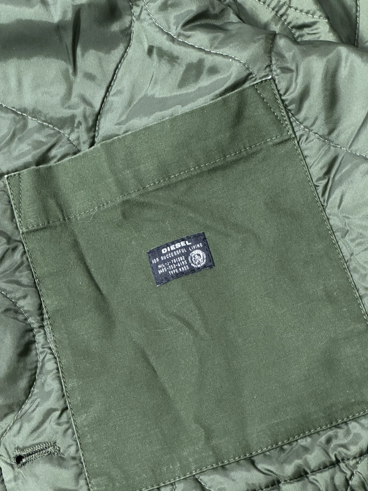 Diesel VINTAGE DIESEL 2000s QUILTED NYLON JACKET Size M / US 6-8 / IT 42-44 - 2 Thumbnail