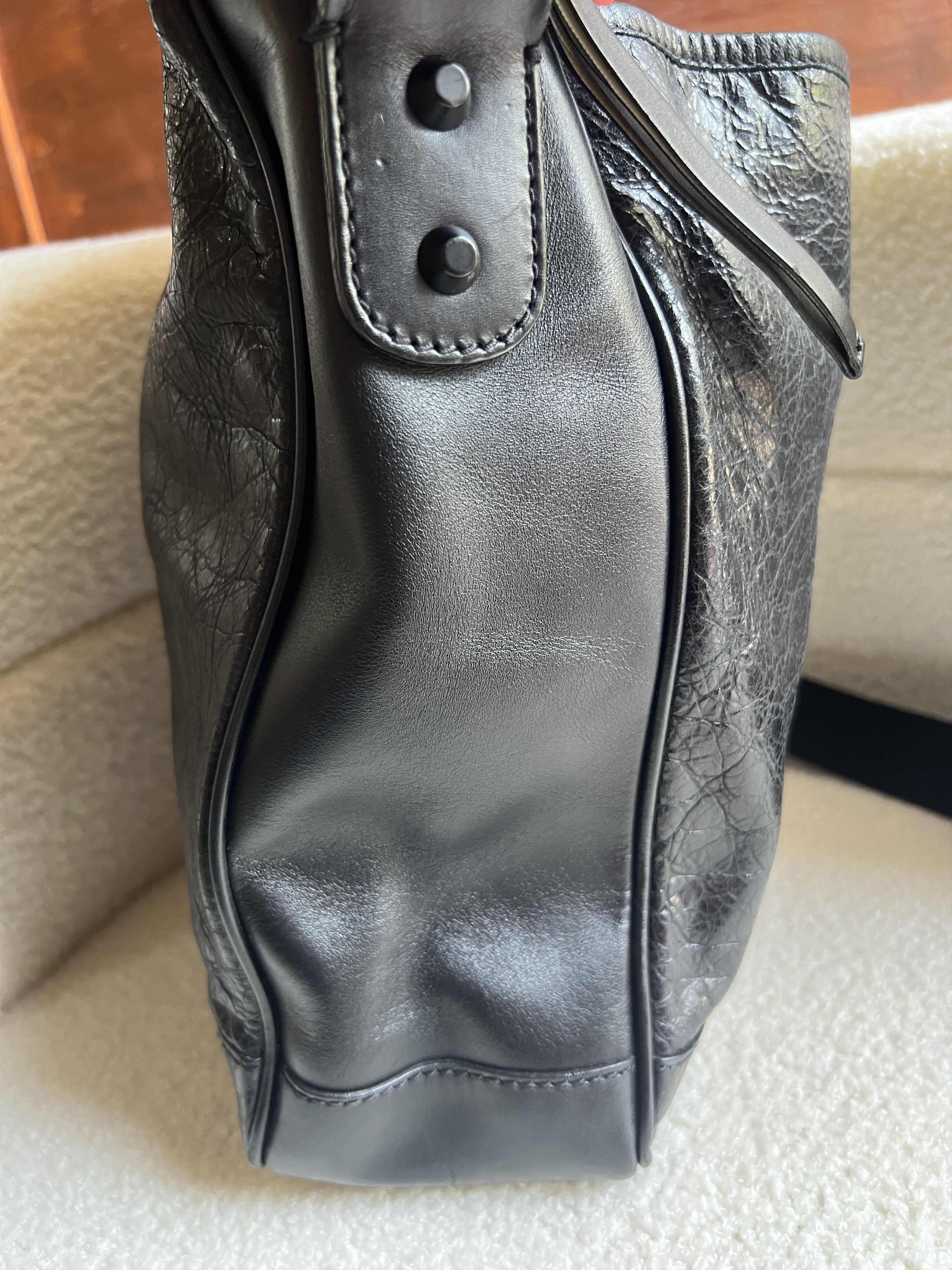 Balenciaga Balenciaga Lambskin Motocross Classic Reporter Crossbody Size ONE SIZE - 6 Thumbnail
