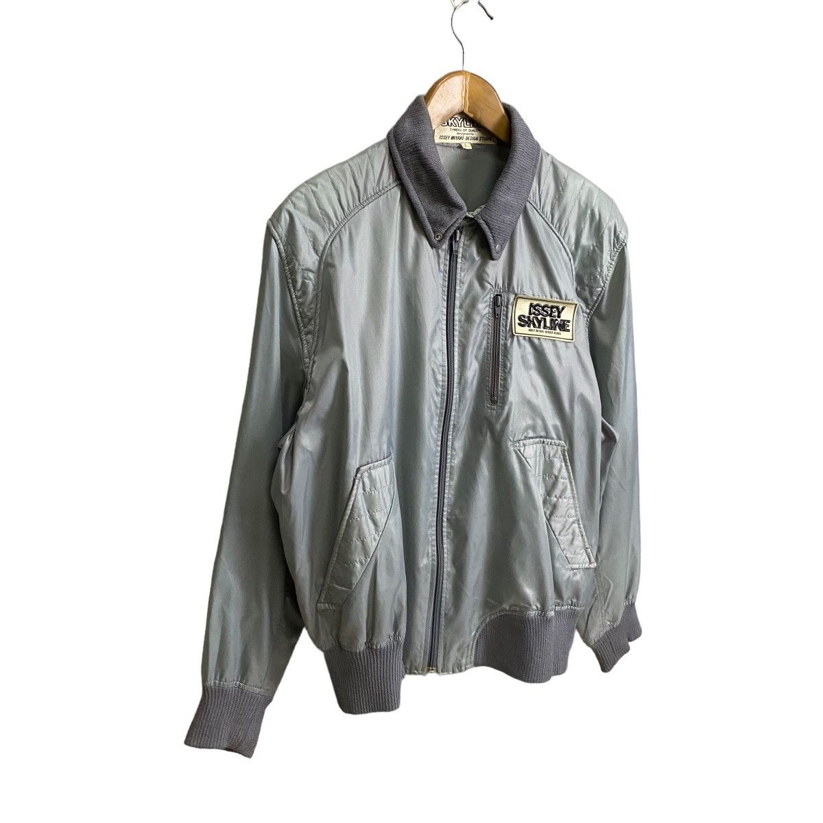 Issey Miyake 💥RARE💥Vintage Issey Miyake Skyline Racing Bomber Jacket Size US L / EU 52-54 / 3 - 7 Thumbnail