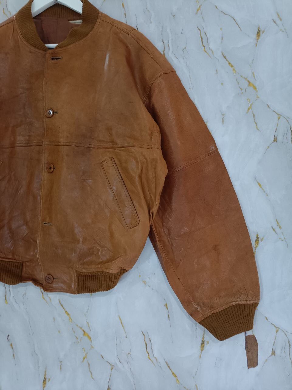 Genuine Leather BEAUX LEATHER JACKET Size US XL / EU 56 / 4 - 4 Thumbnail